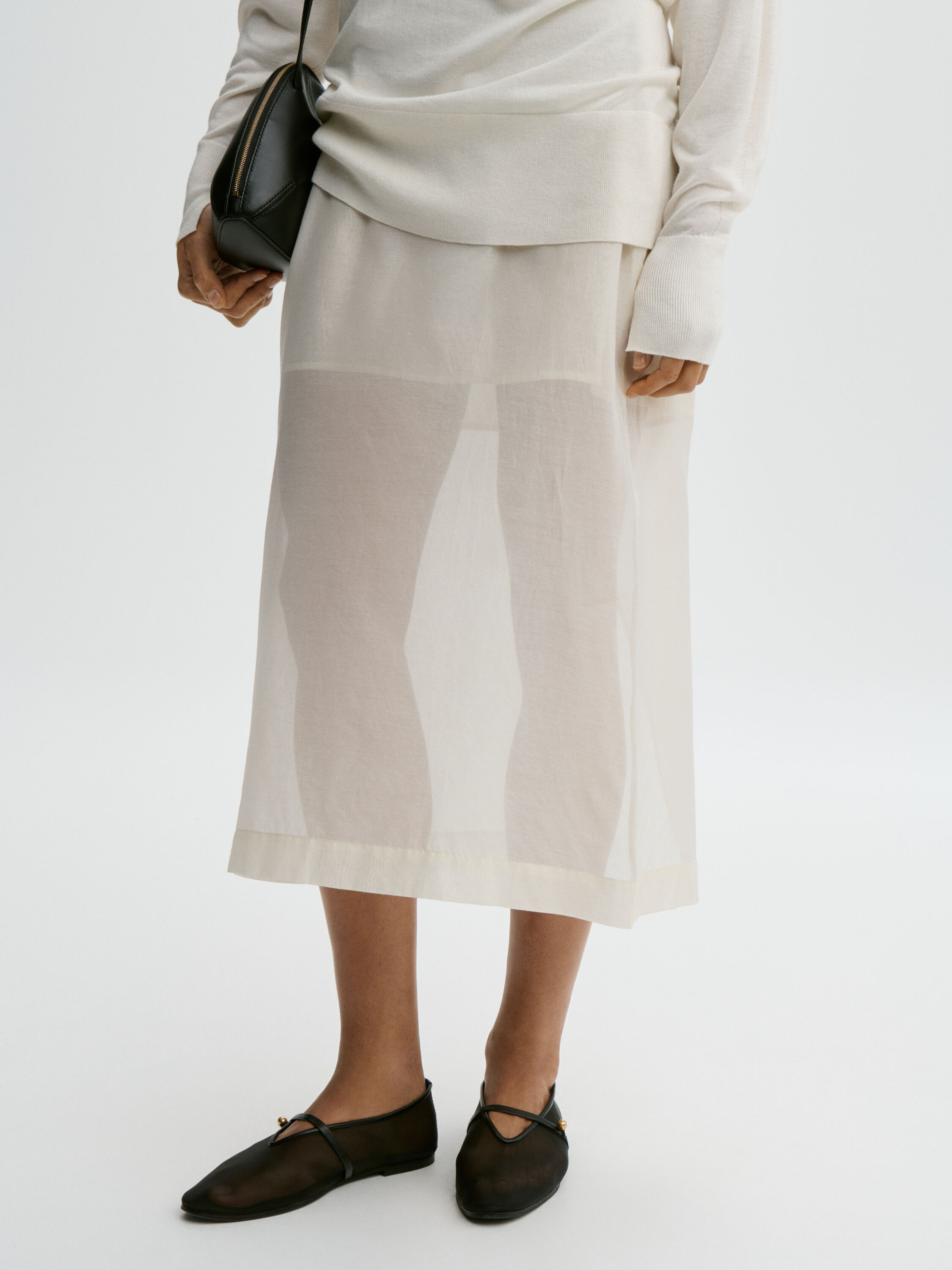 Esta silk organza skirt
