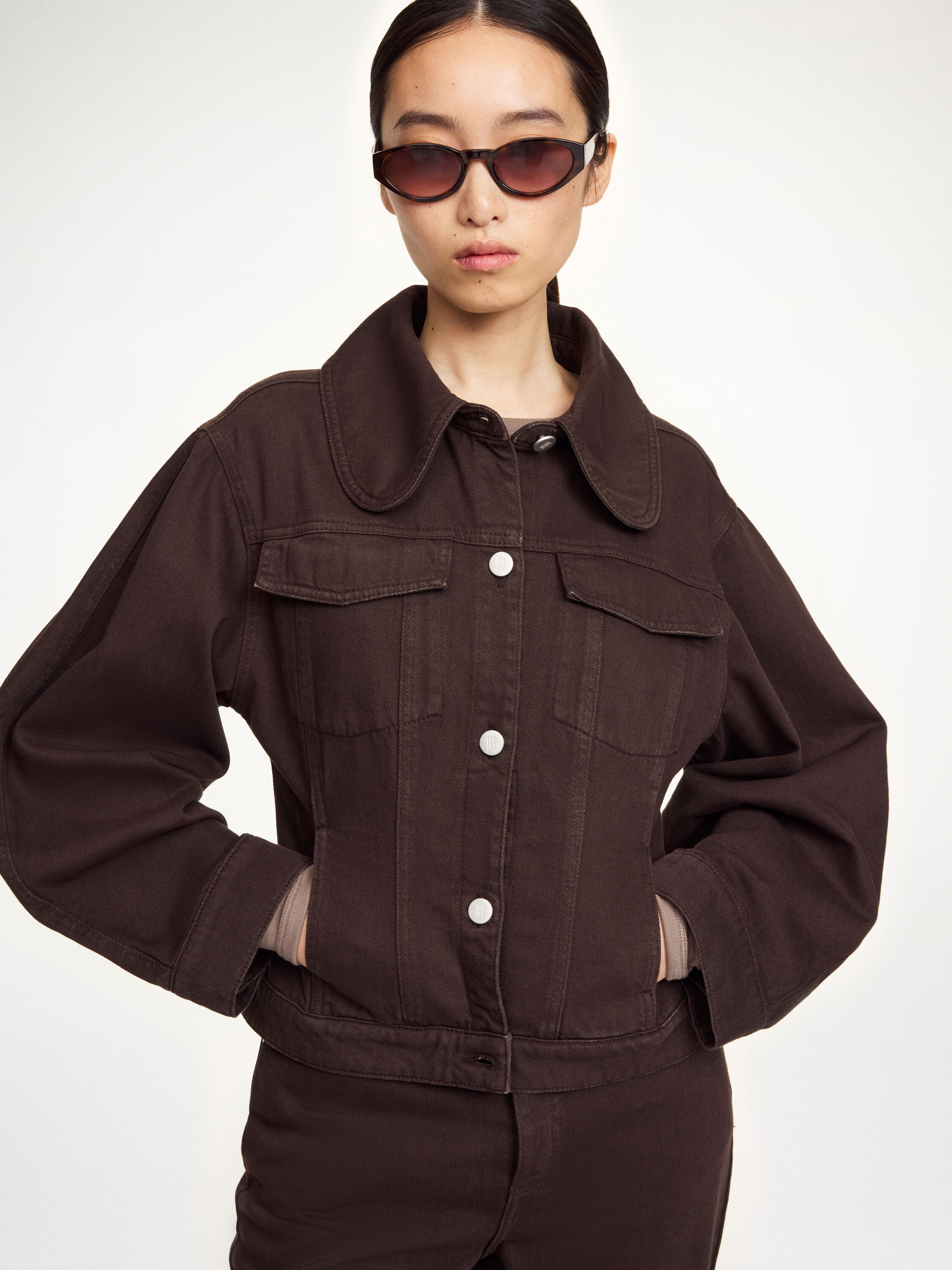 Villies organic cotton denim jacket