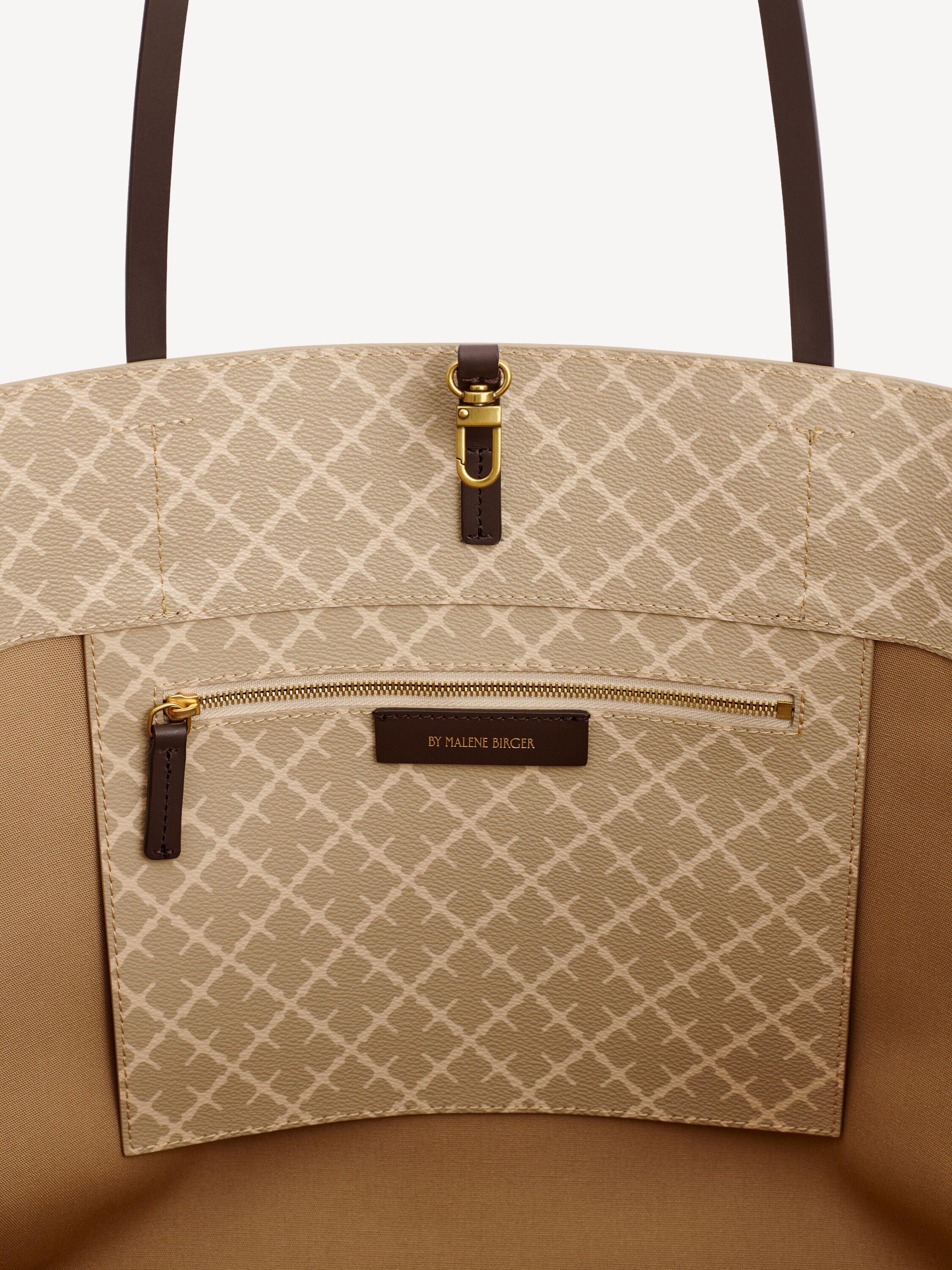 Abi Tote bag med print Kob sfra bmb storefront catalog online By Malene Birger