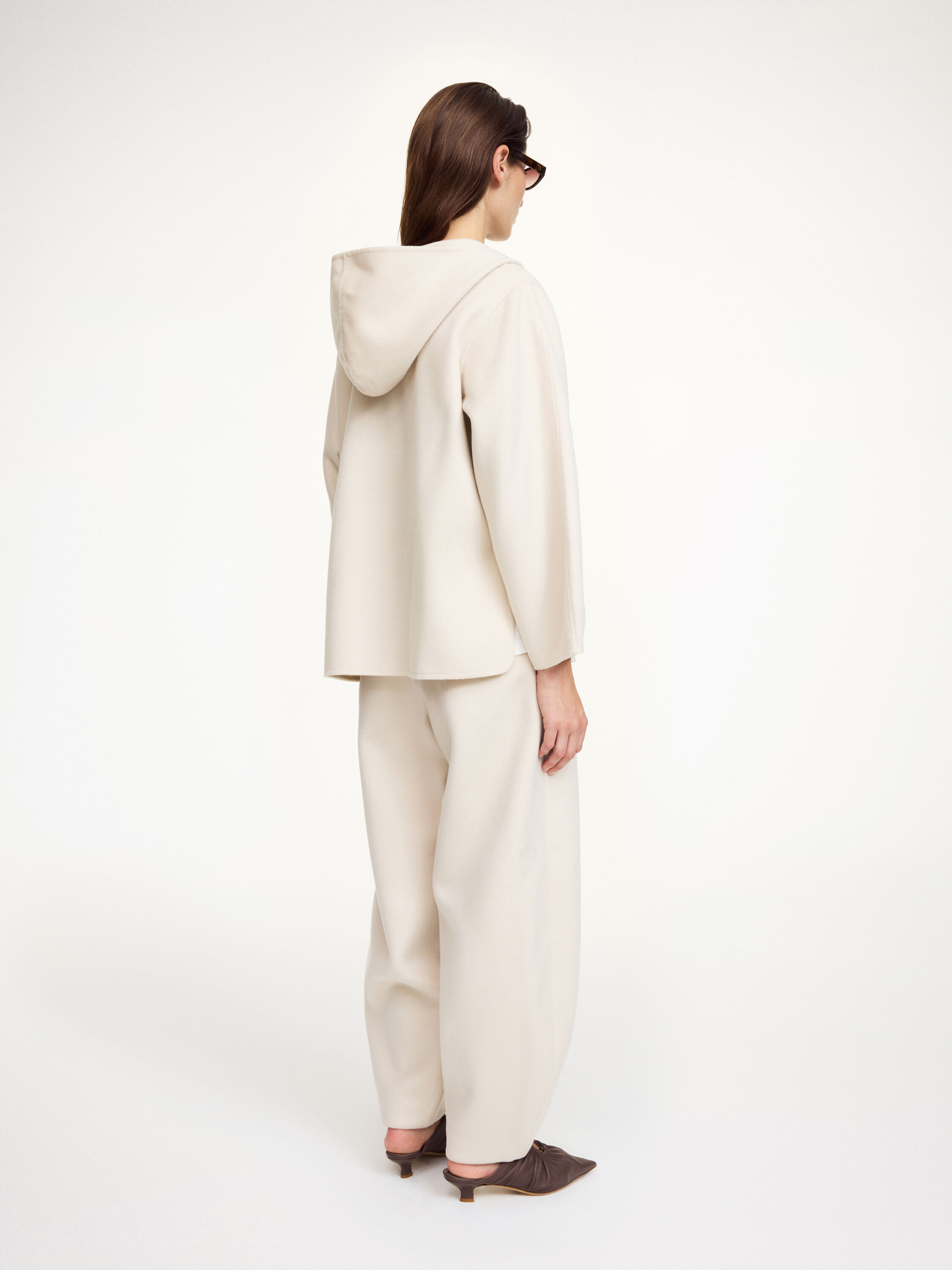 Marguerite hooded wool sweater