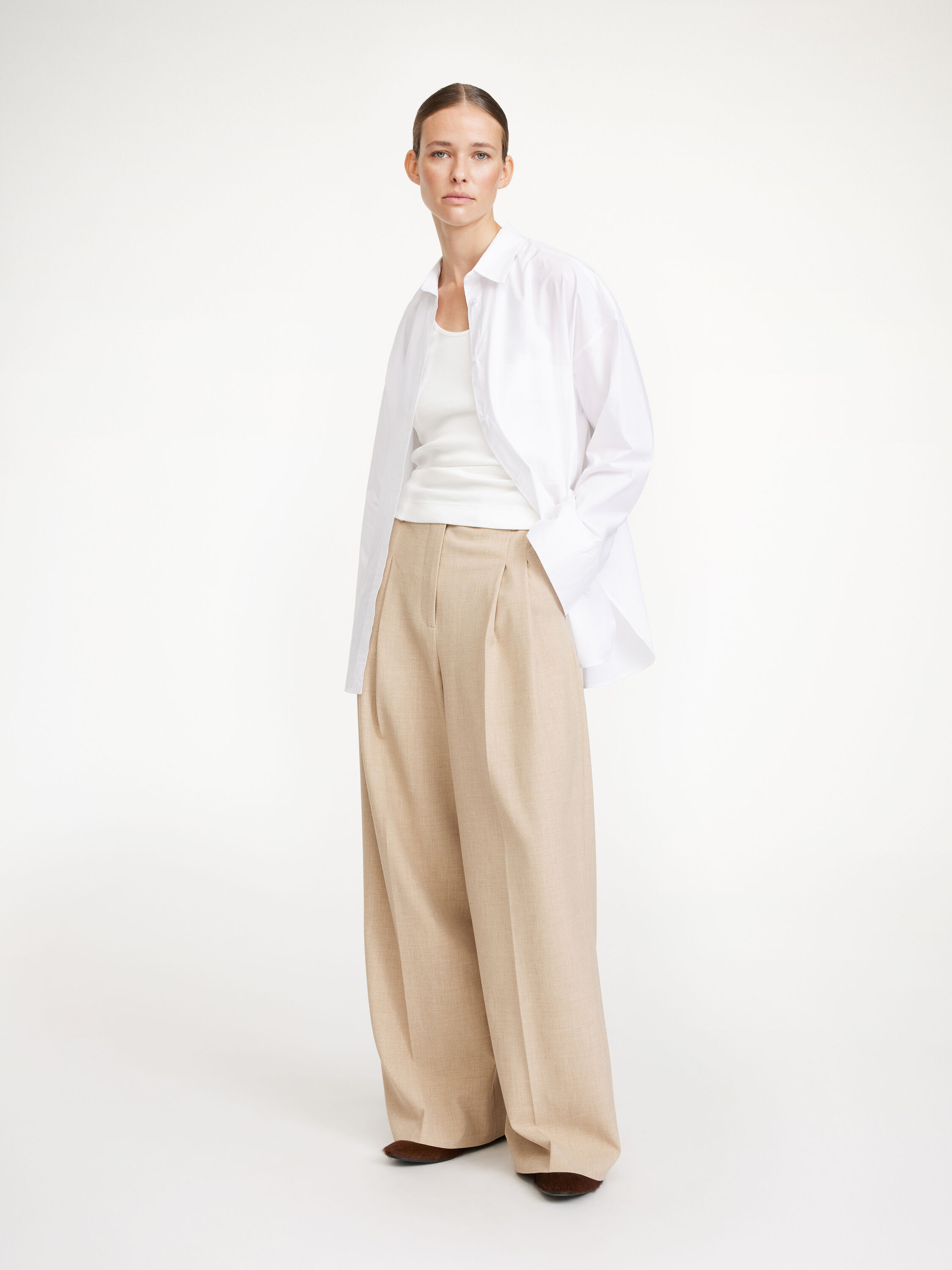 Pantalon &agrave; taille haute Cymbaria