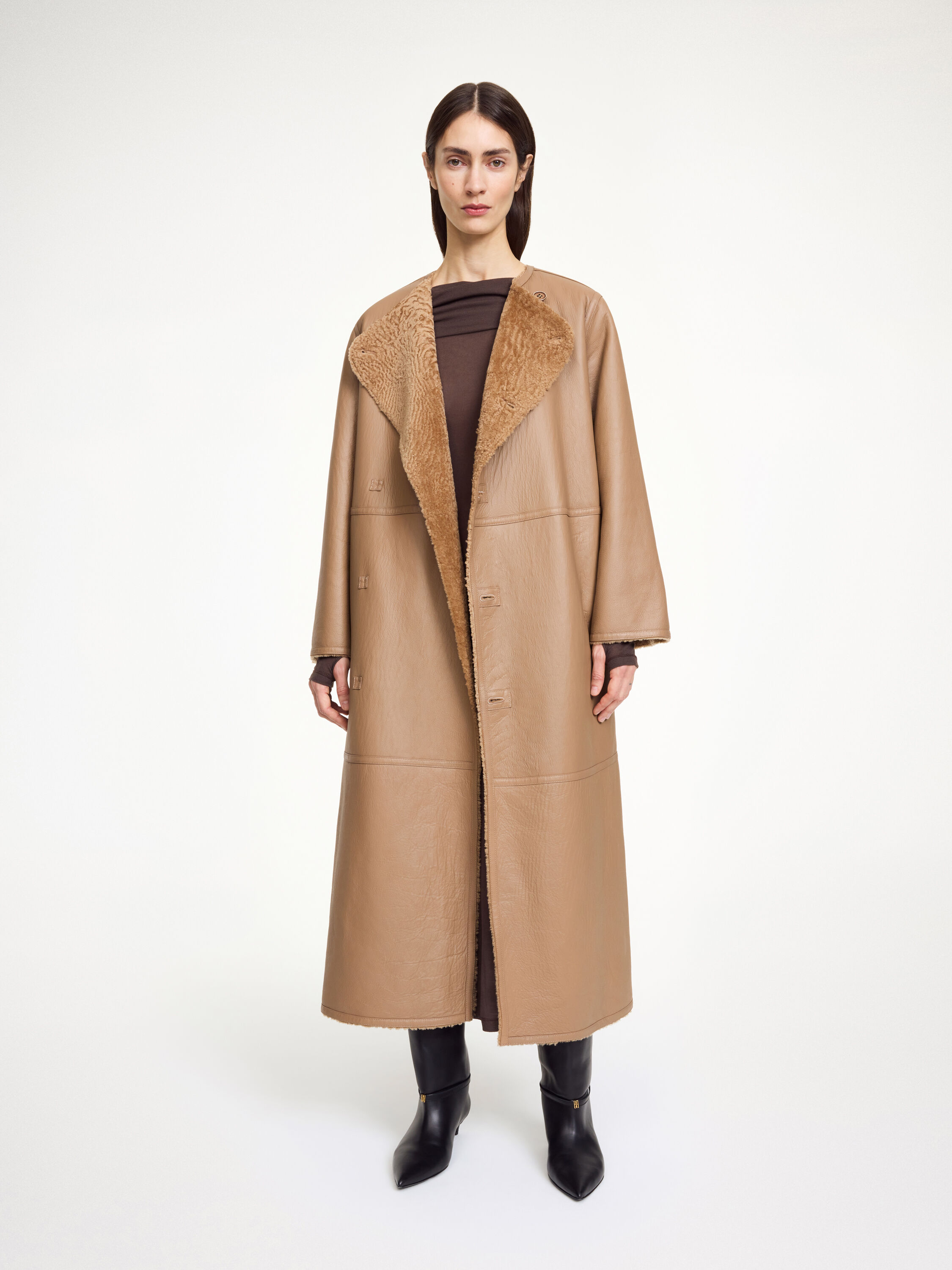 Sandria shearling coat
