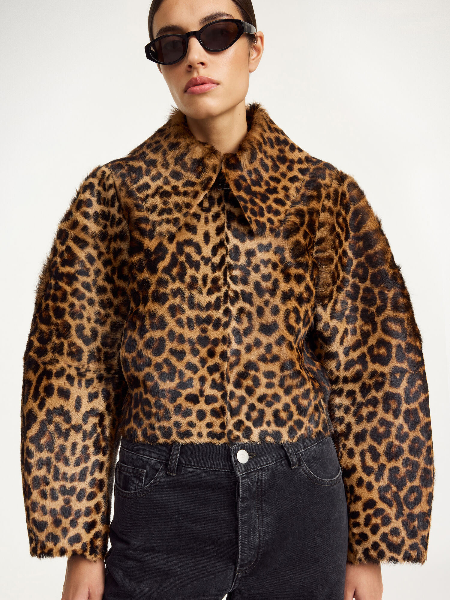 Rowani shearling calf jacket