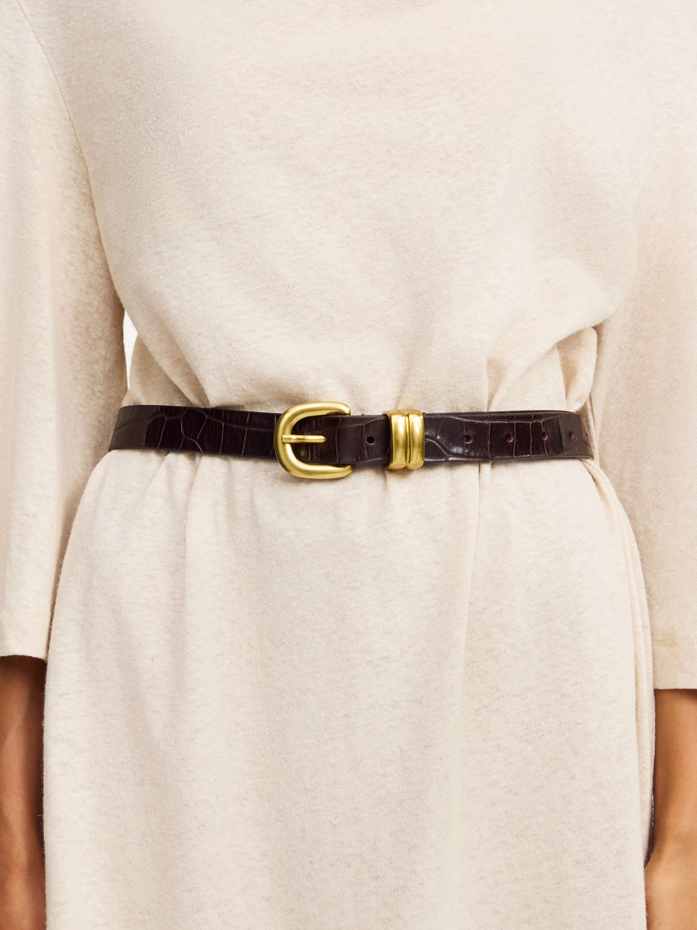 Zoilo leather belt