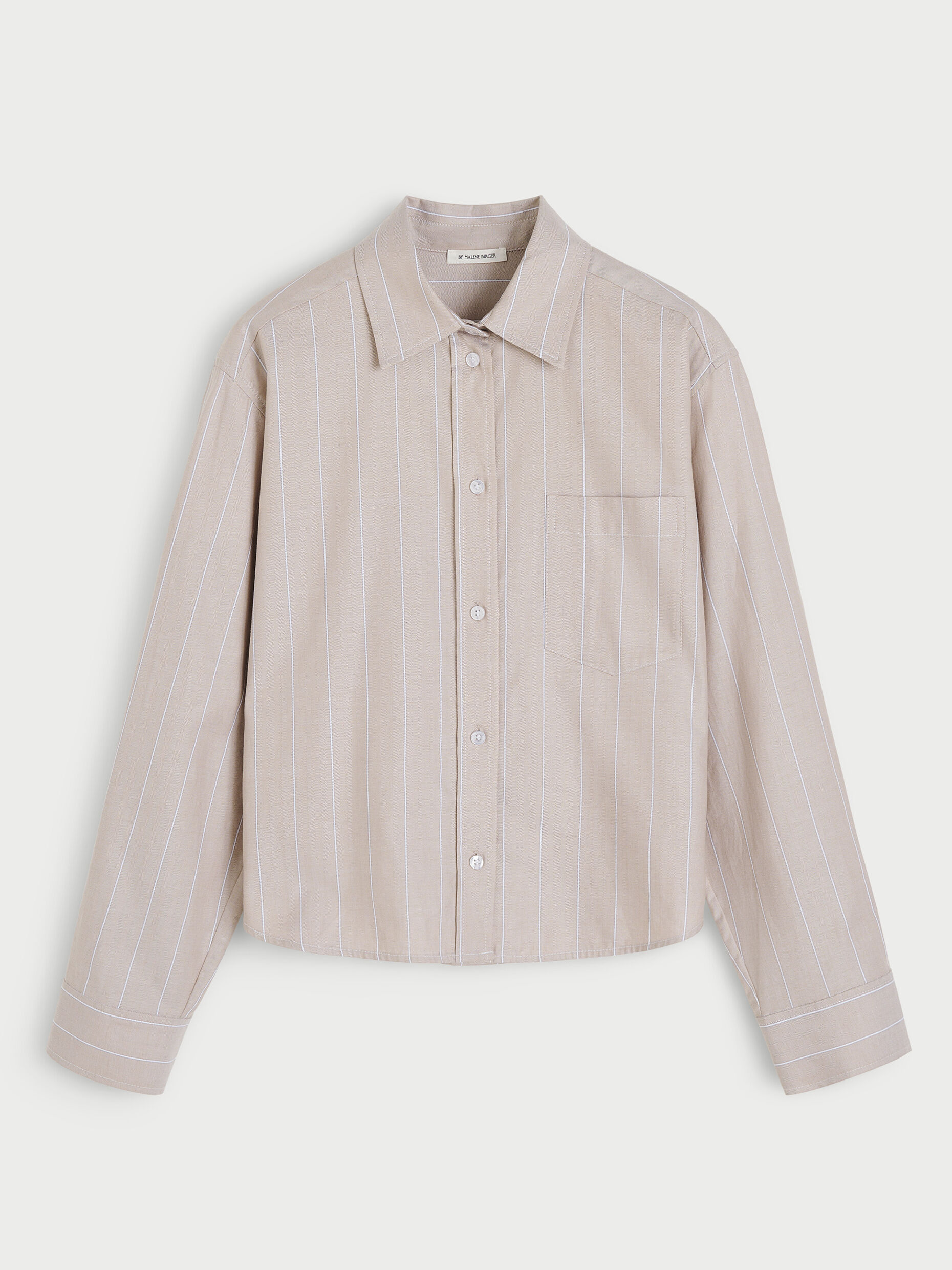 Audrey Cropped organic cotton shirt