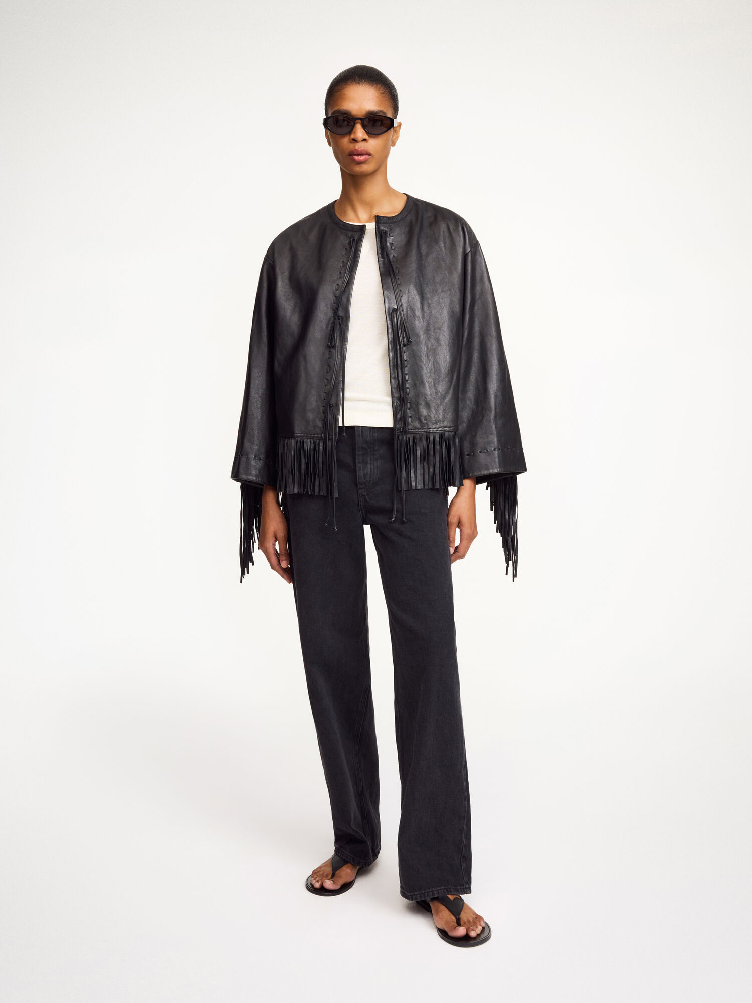 Zoena leather jacket - Buy Outerwear online | By Malene Birger Zoena leather jacket - Buy Outerwear online | By Malene Birger