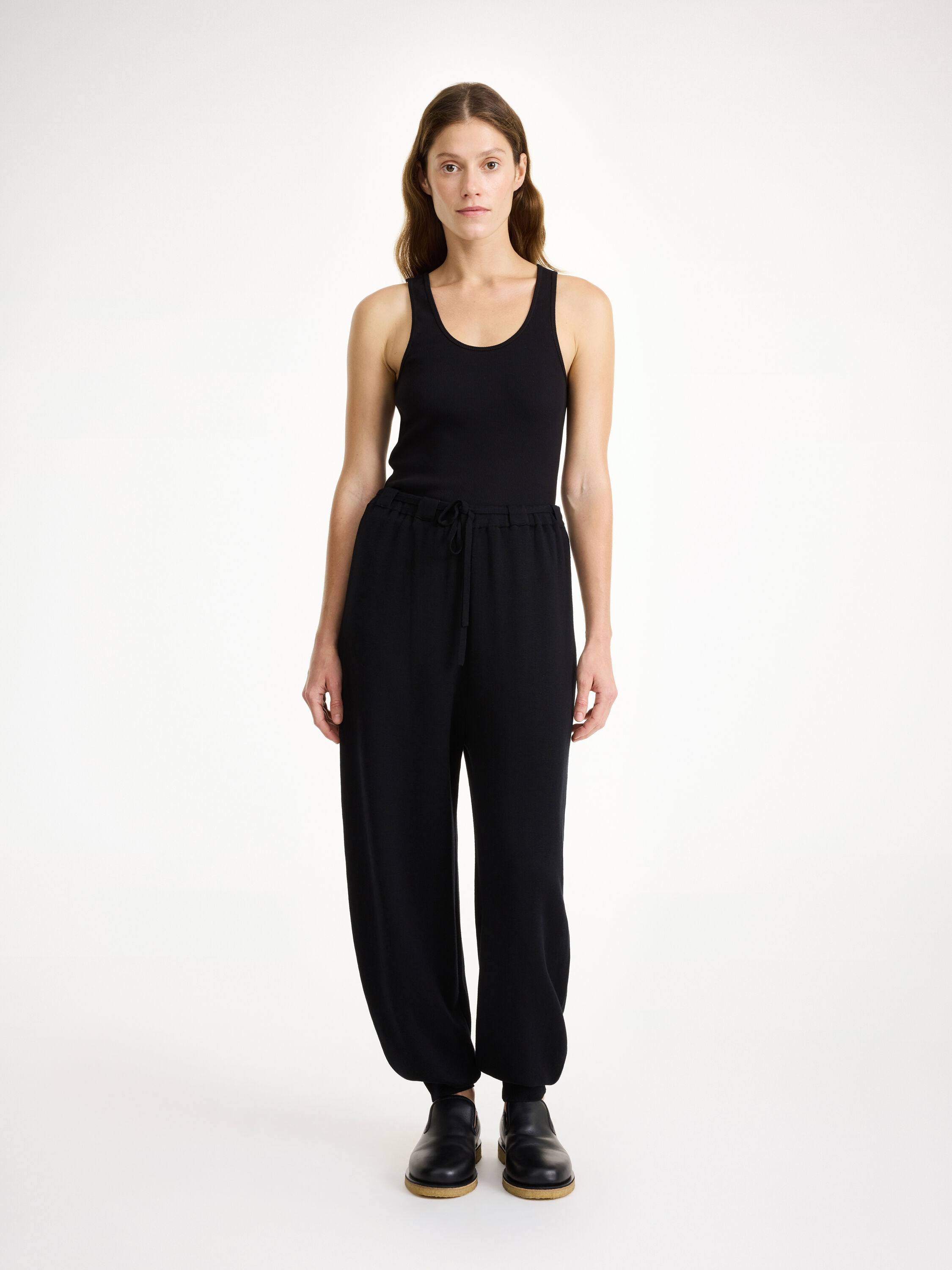 Tevana high-waist trousers