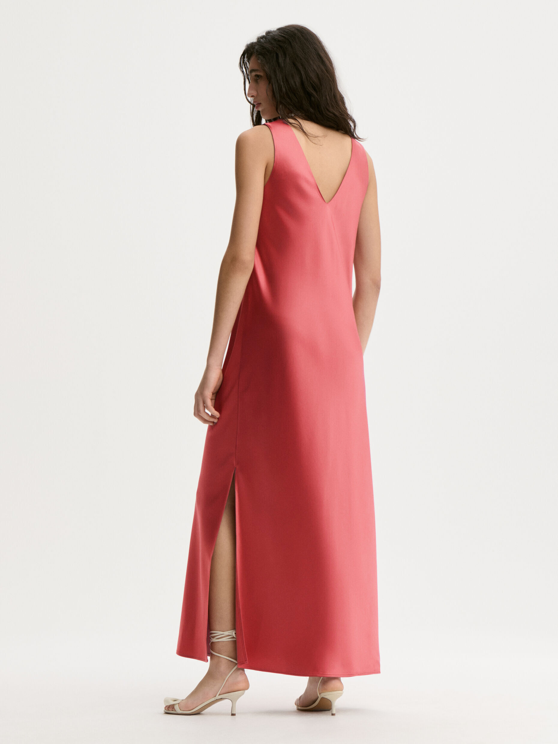 Levita satin maxi dress