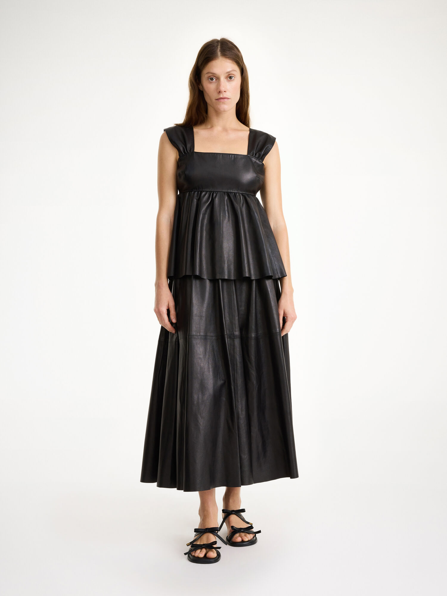 Marcie leather top