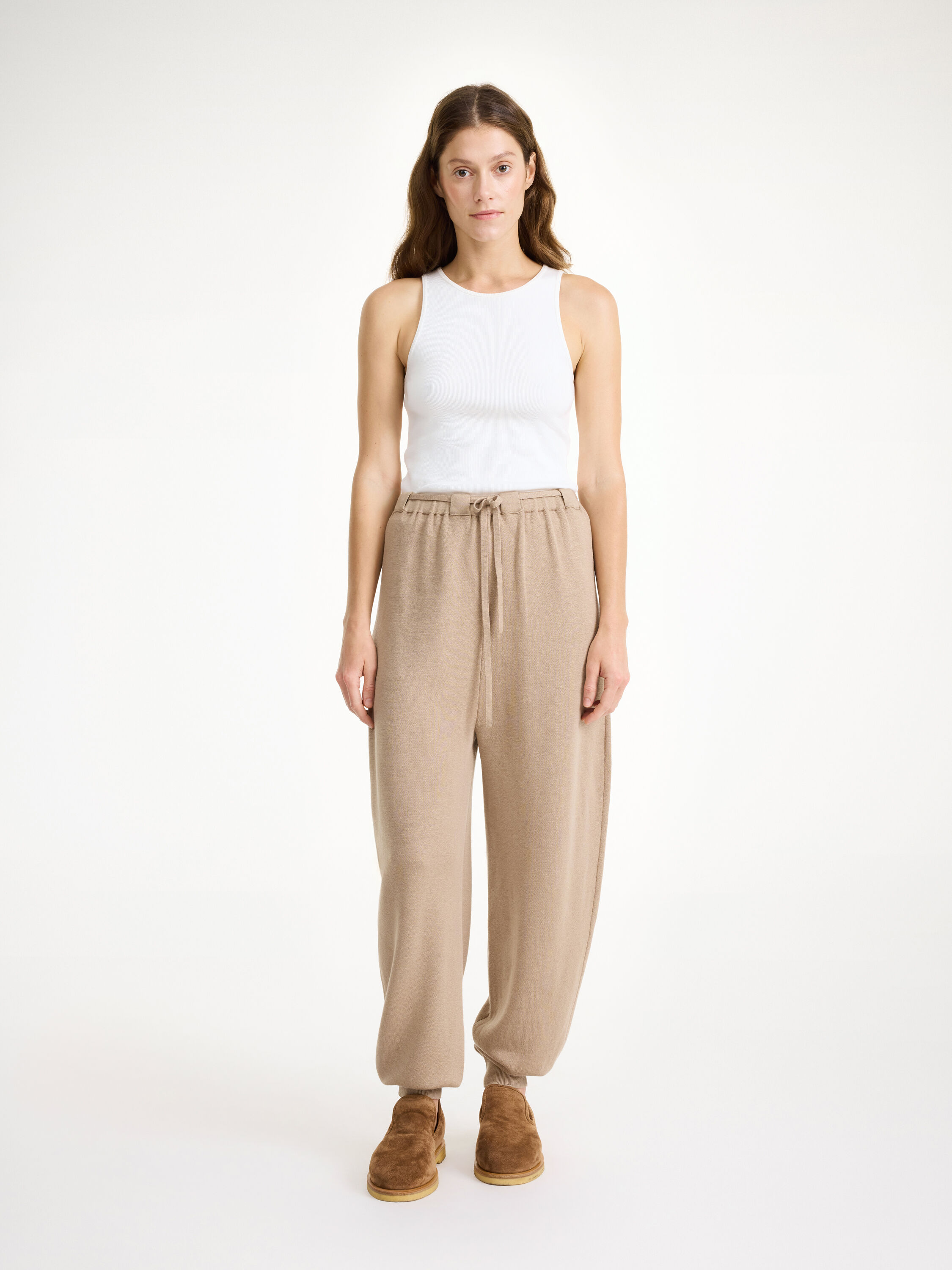 Tevana high-waist trousers