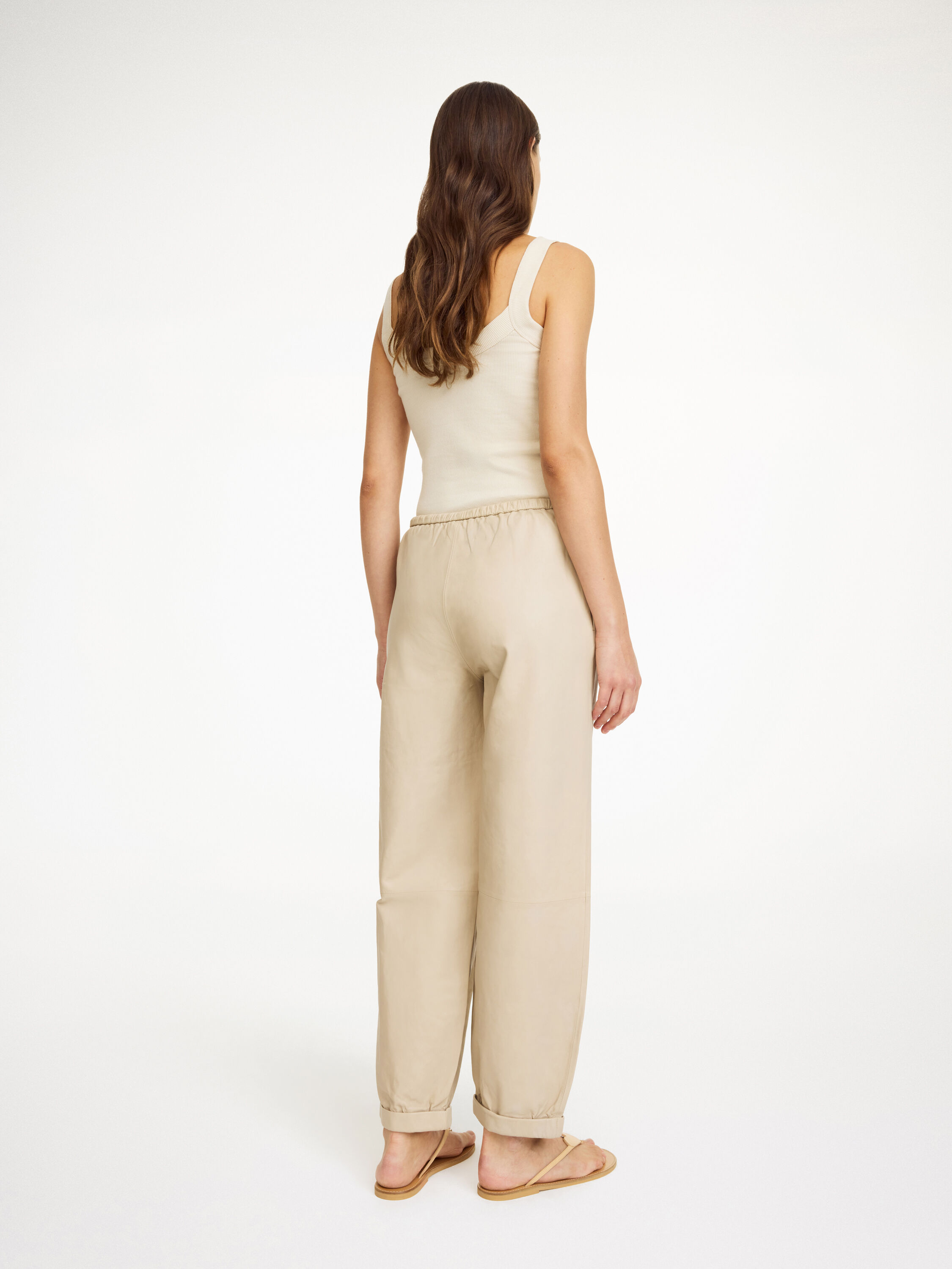 Joanni leather trousers