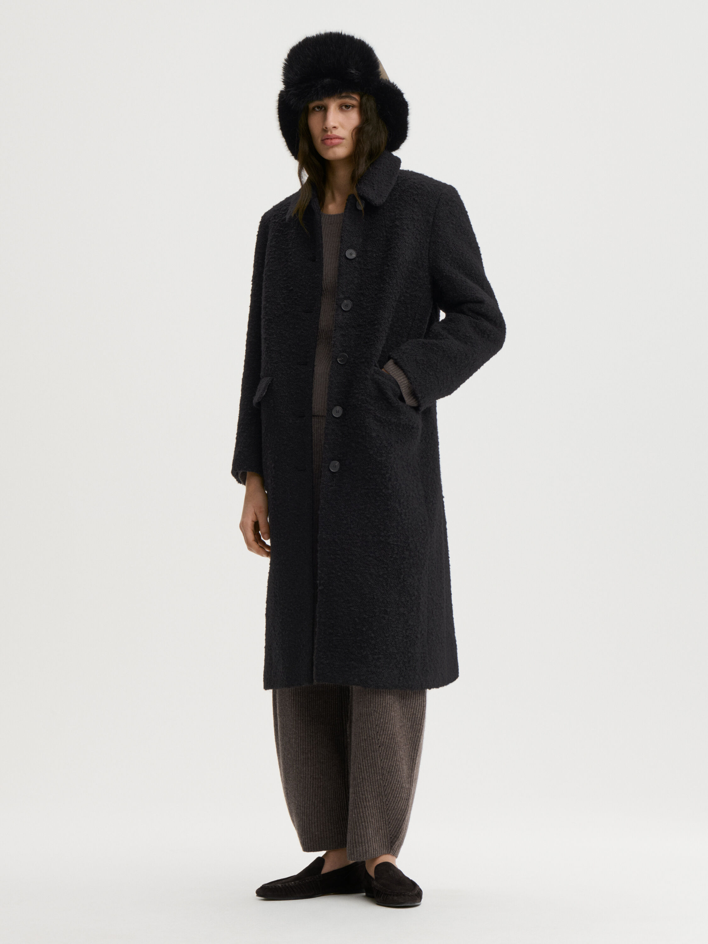 Madera midi coat