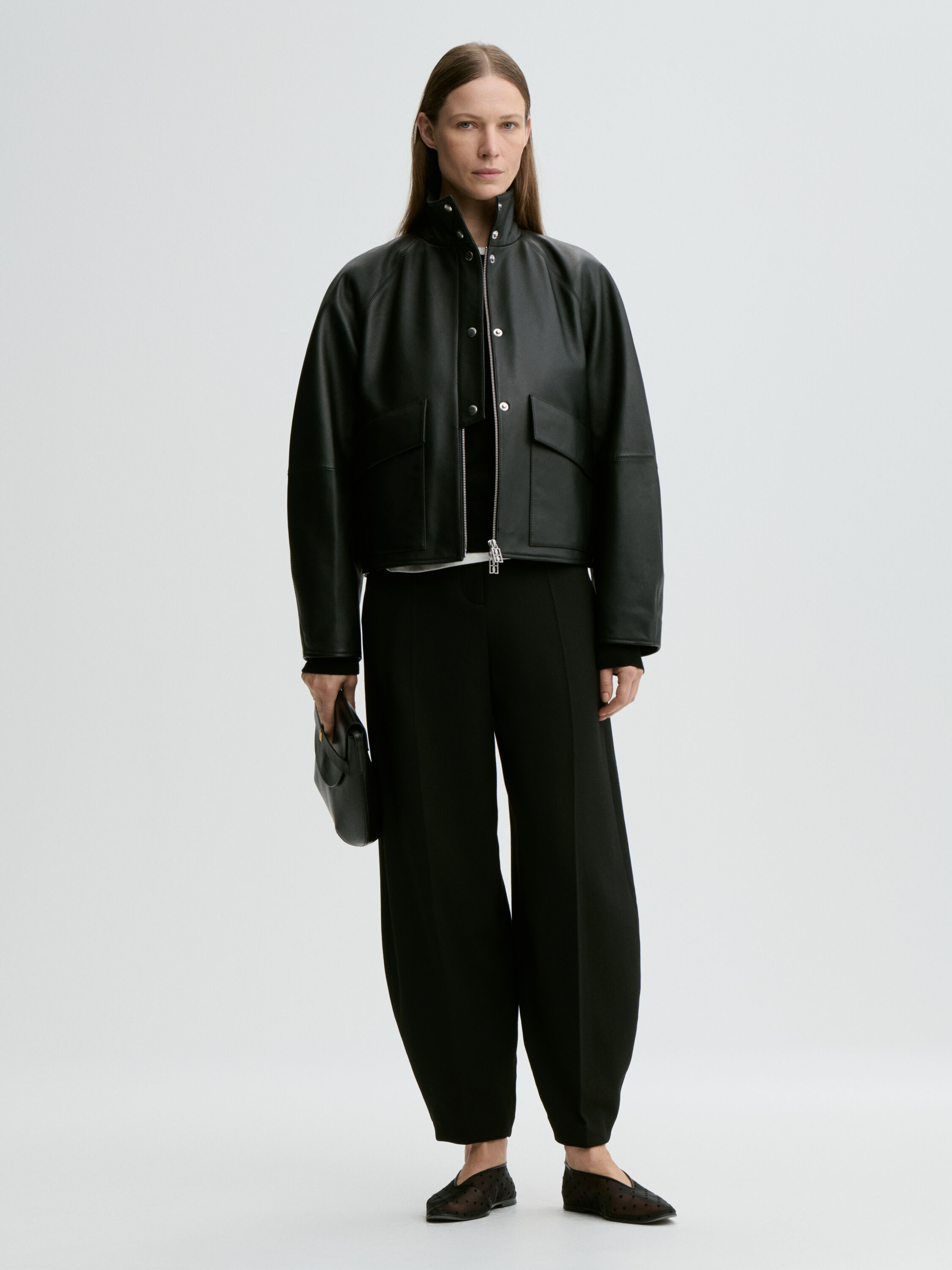 EXCLUSIVE: Suzanne leather jacket