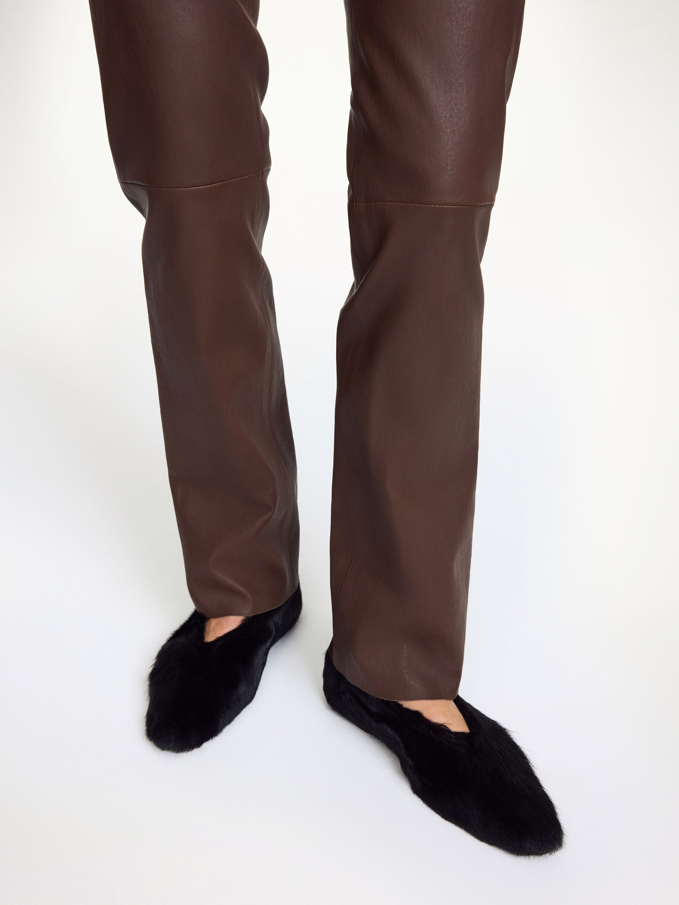 Florentina Long leather trousers