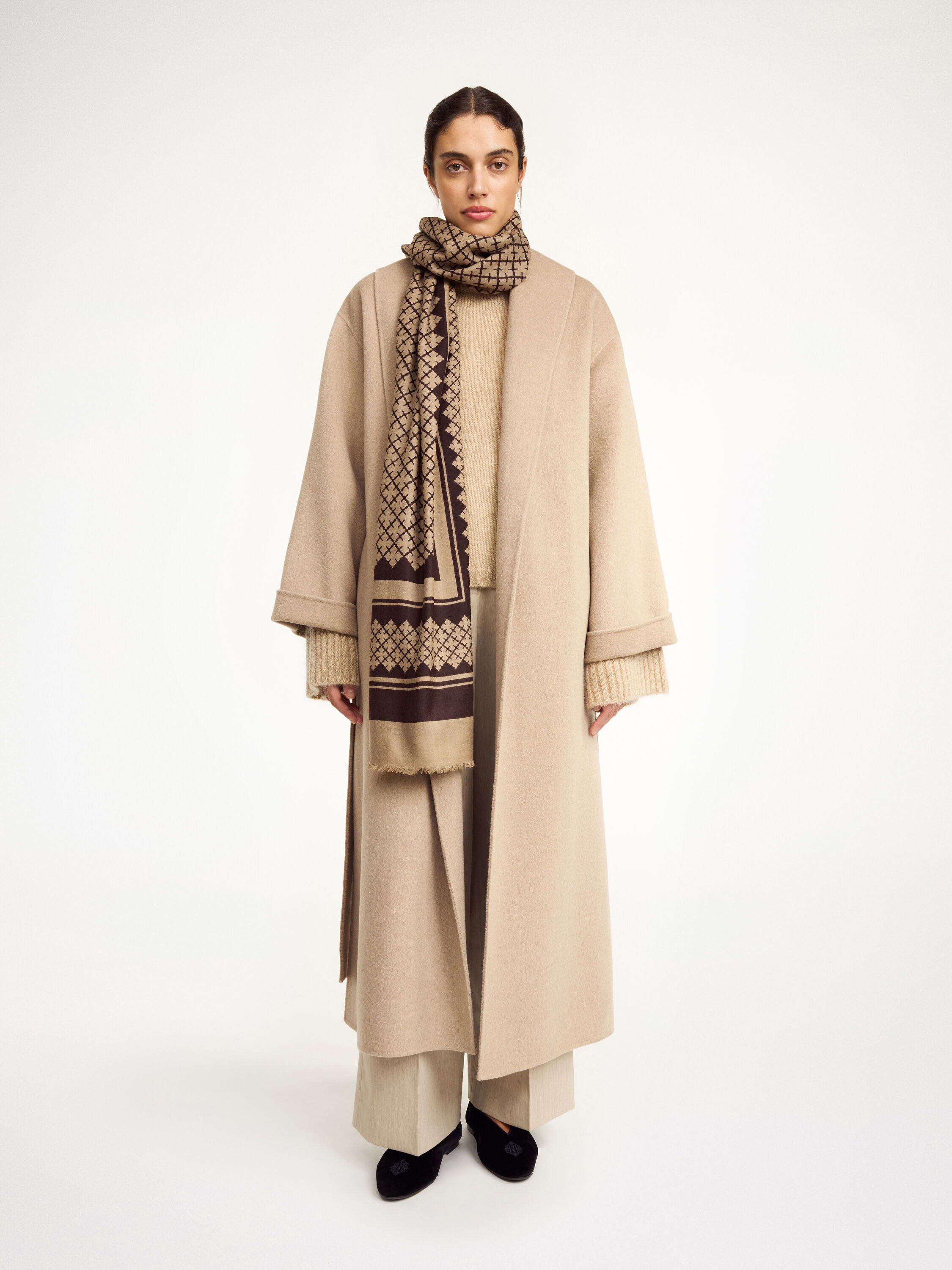 [ATTENDS] Attends Wool Scarf /追跡付 ATTENDS] Attends Wool Scarf /追跡付