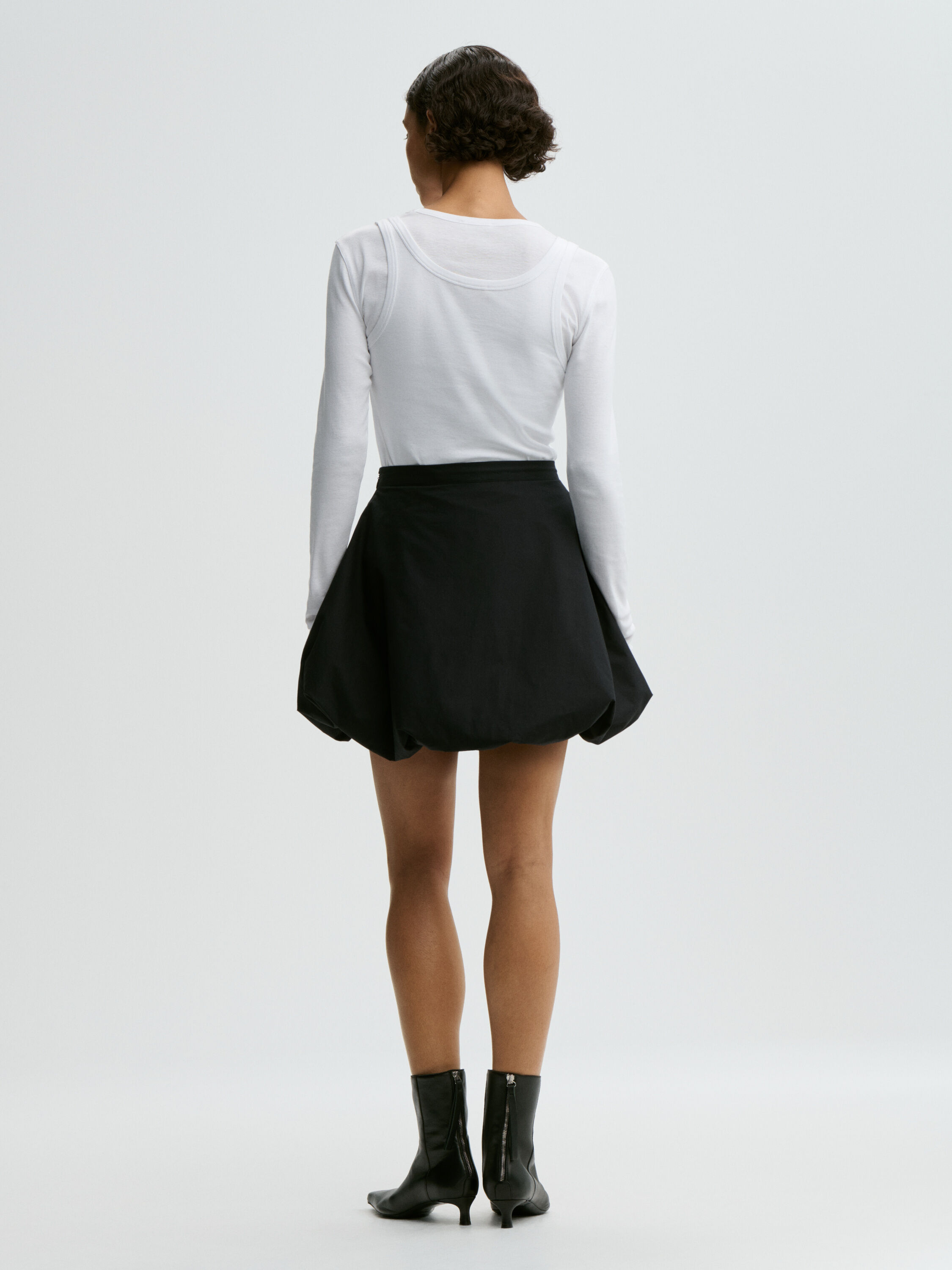 Brey organic cotton mini skirt
