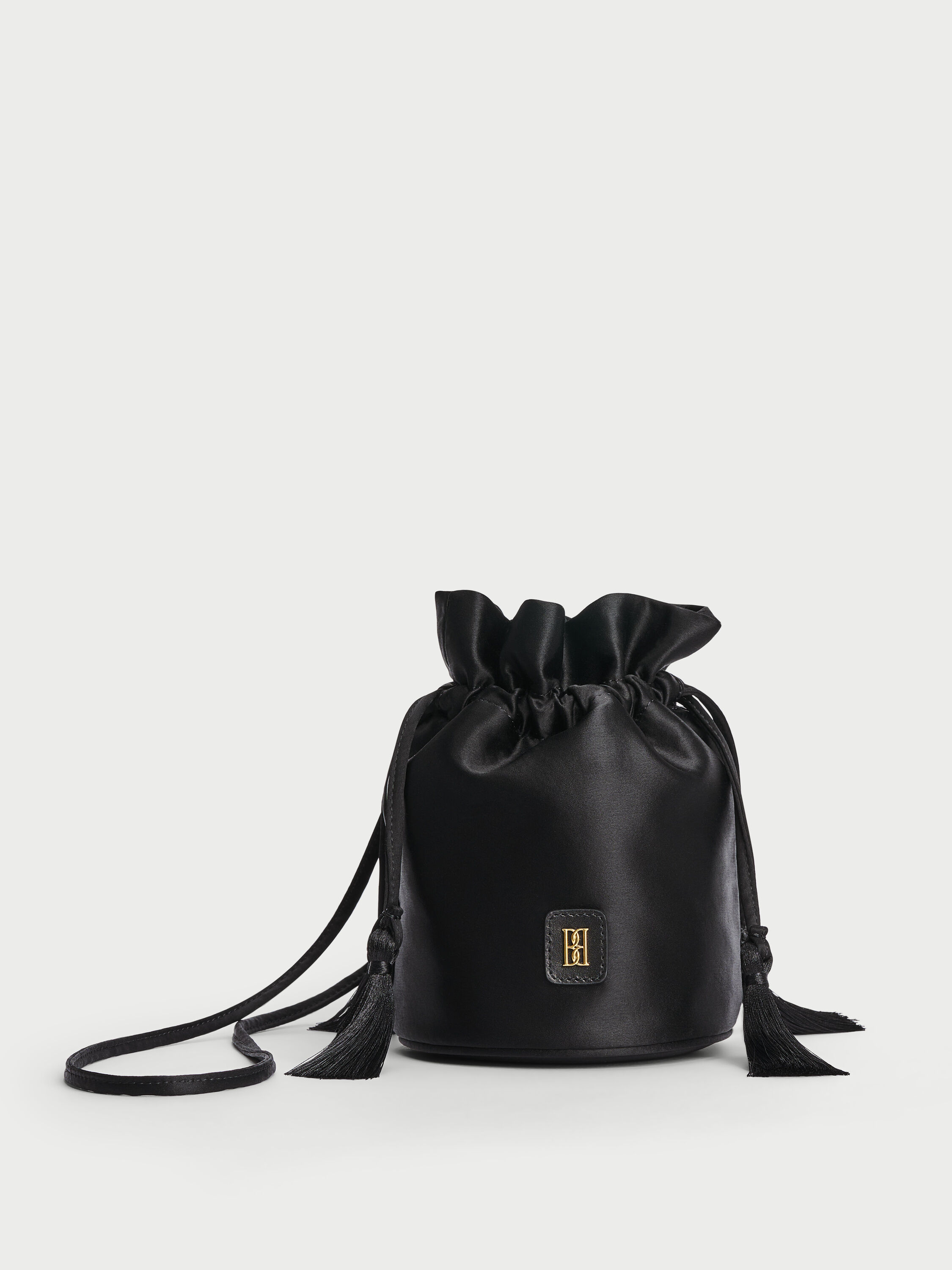 Landinna satin bucket bag