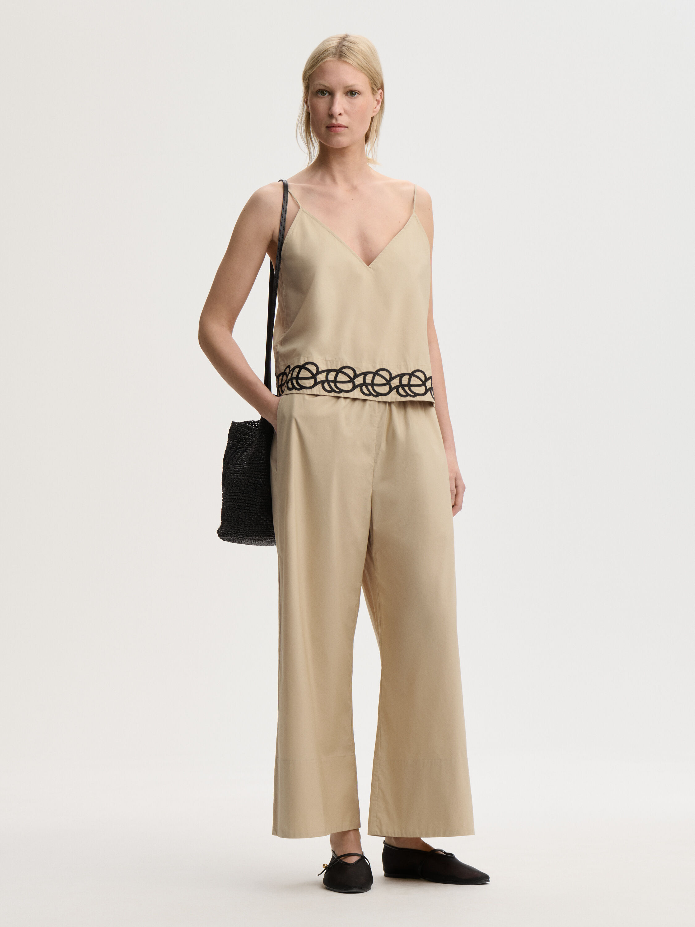 Luisa high-waist trousers
