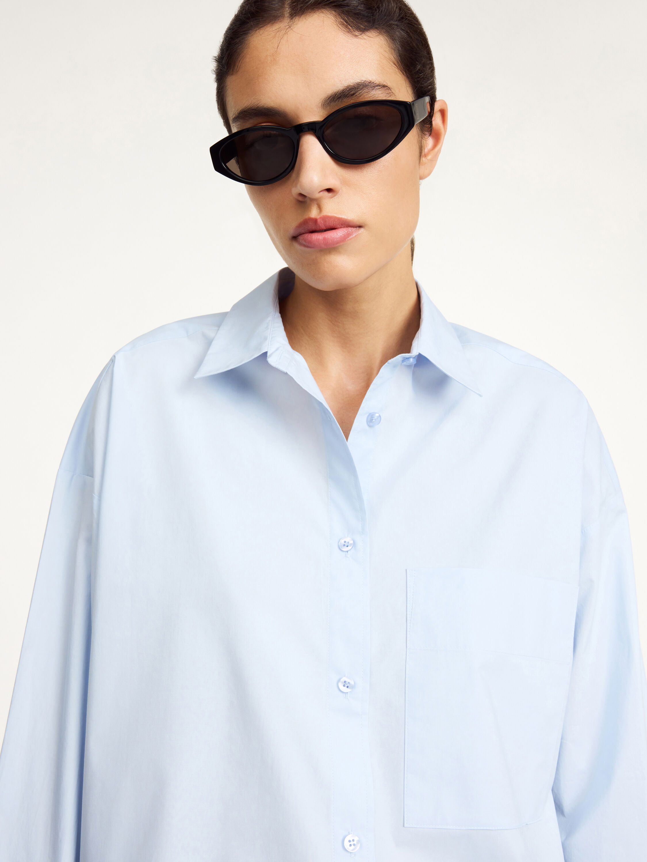 売れ筋商品|||バイマレンバーガー シャツ レディース トップス DERRIS - Button-down blouse - pure white Derris organic cotton shirt - Buy Shirts online | By Malene