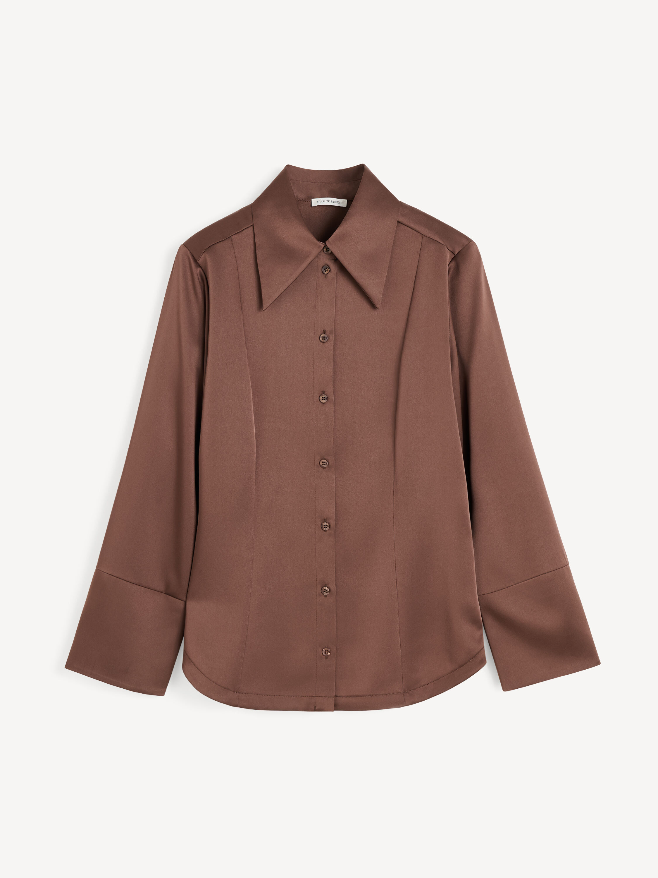 売れ筋商品|||バイマレンバーガー シャツ レディース トップス DOTTA - Button-down blouse - black Dotta blouse - Buy Knitwear online | By Malene Birger
