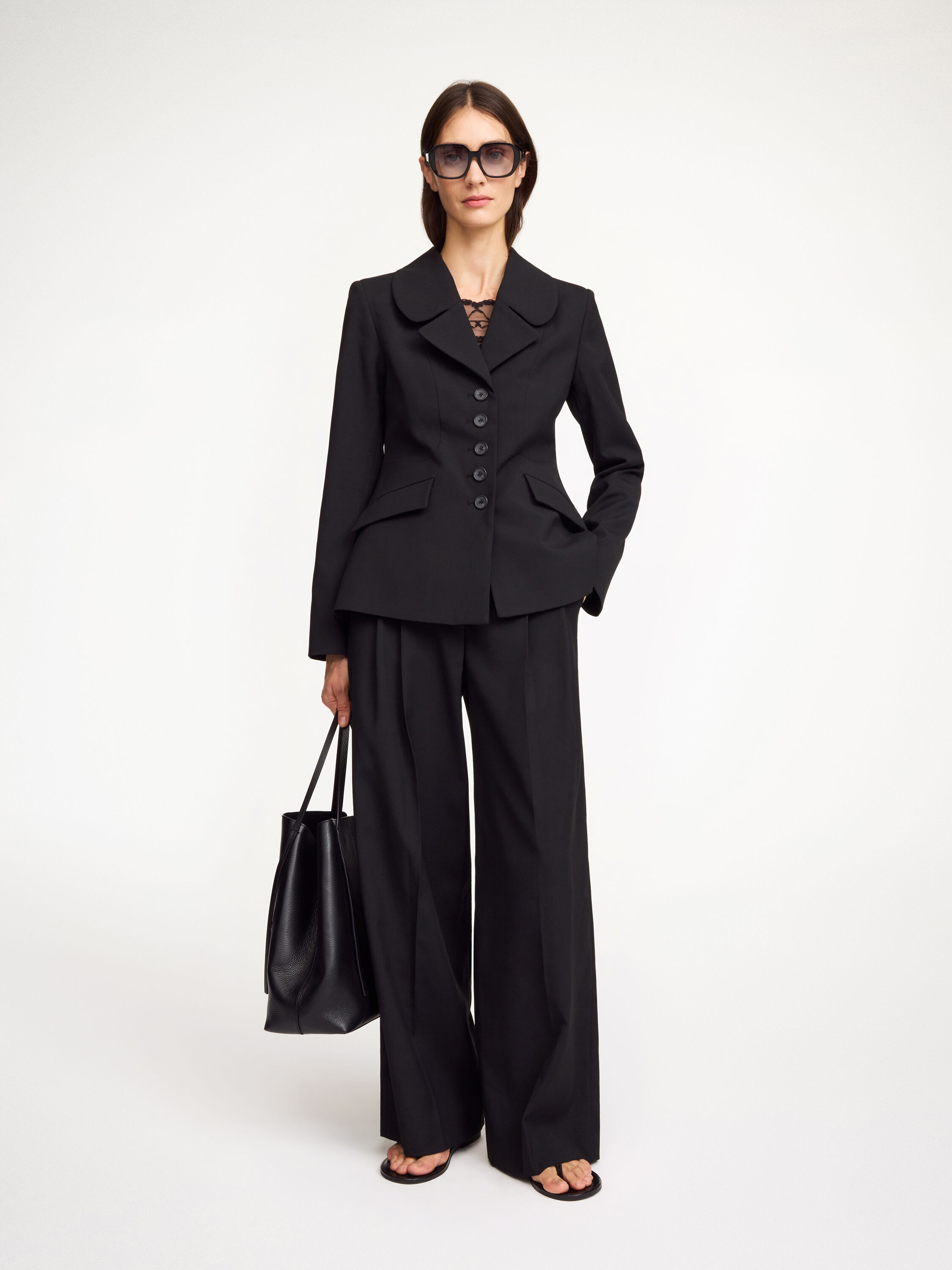 Adrienna single-breasted blazer