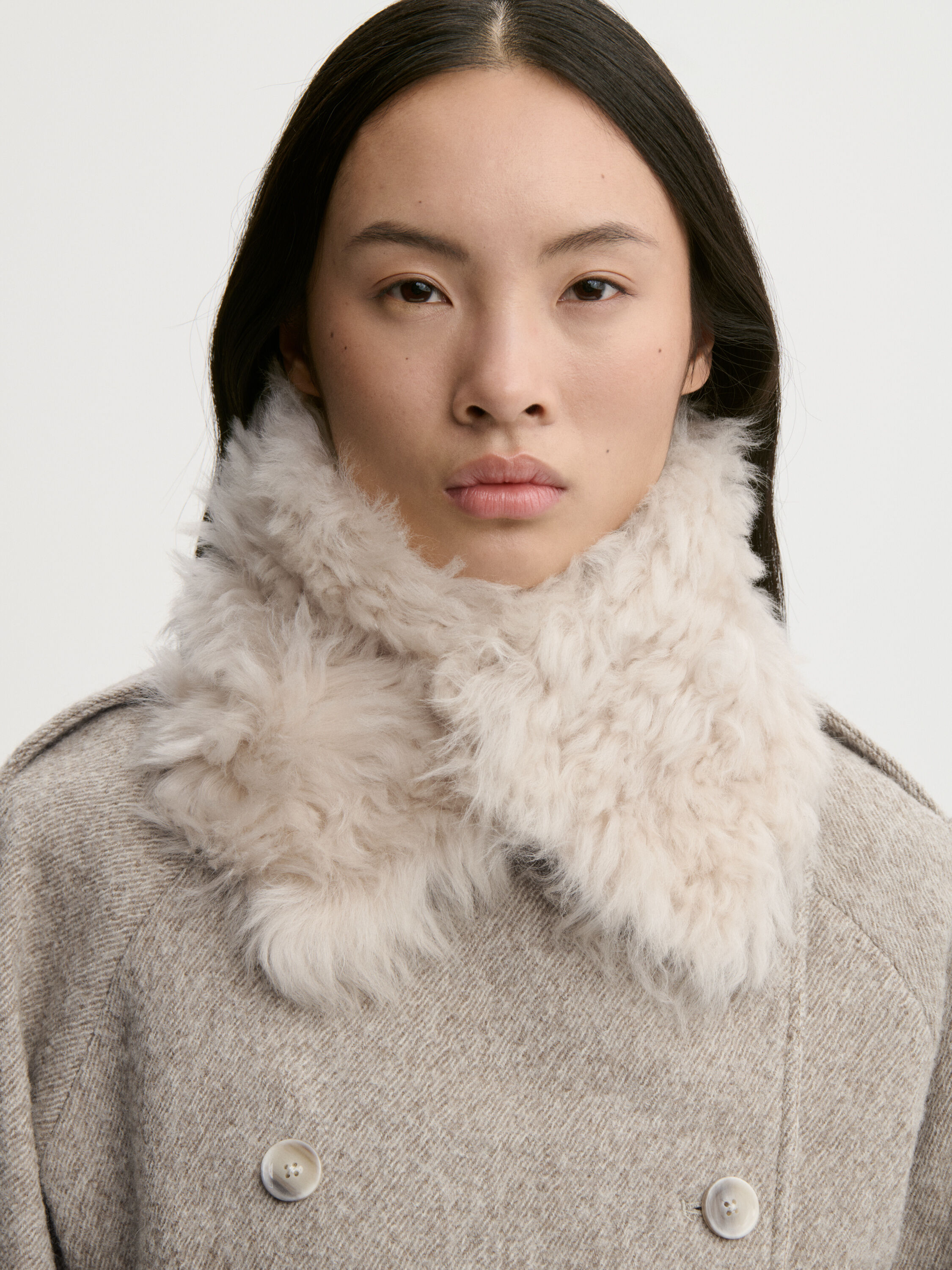 Giada shearling collar