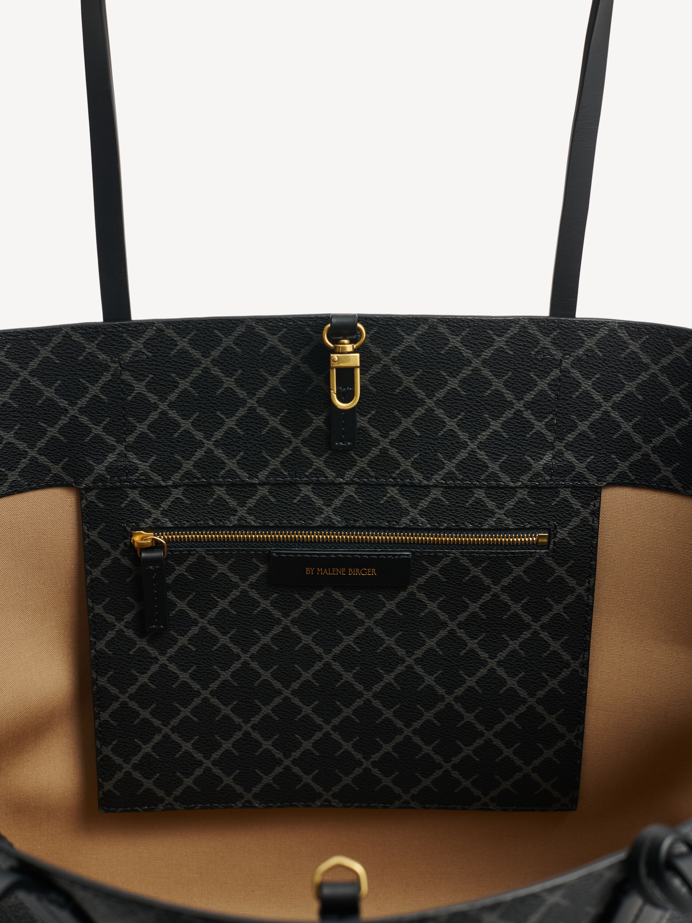 Abi printed tote bag