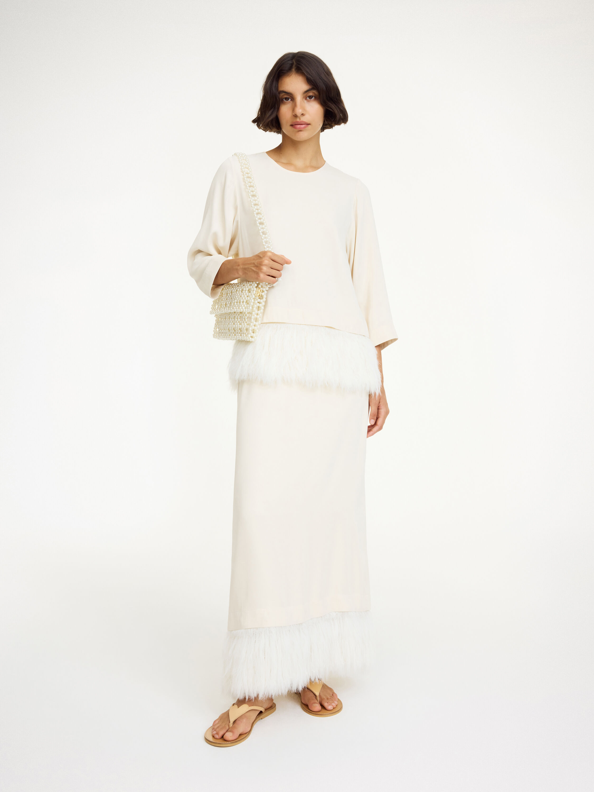 【BAON】Lanta pin tuck banding midi skirt Palomie midi skirt - Buy Skirts online | By Malene Birger