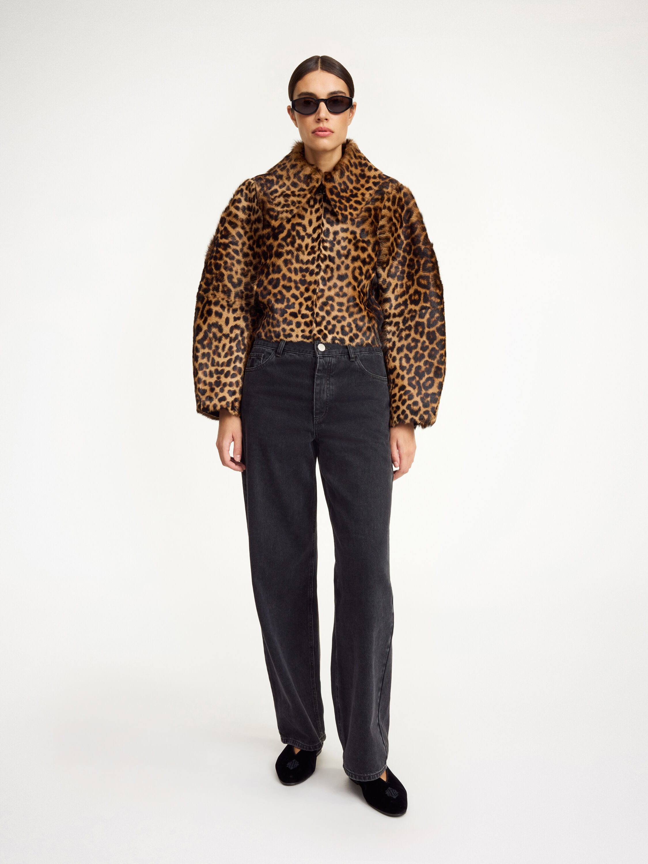 Veste en veau retourn&eacute; Rowani