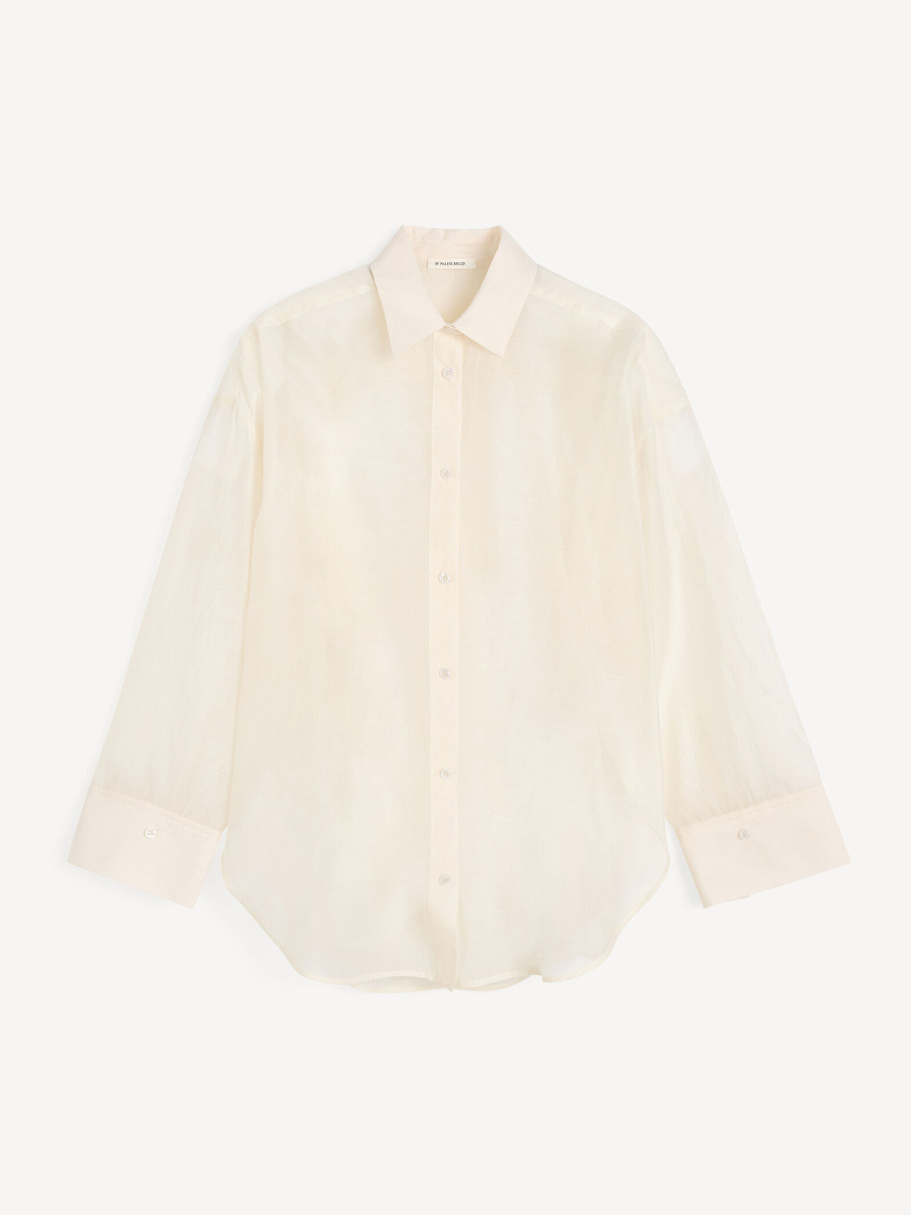 Derris silk organza shirt