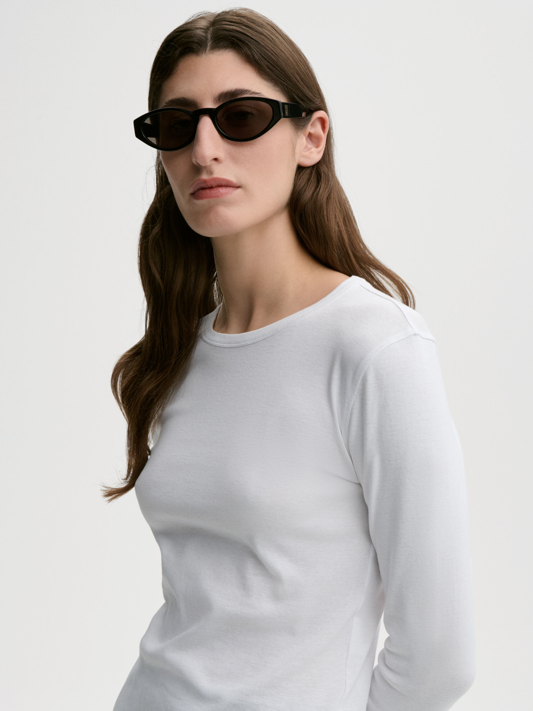 Brita Flat organic cotton long-sleeved T-shirt