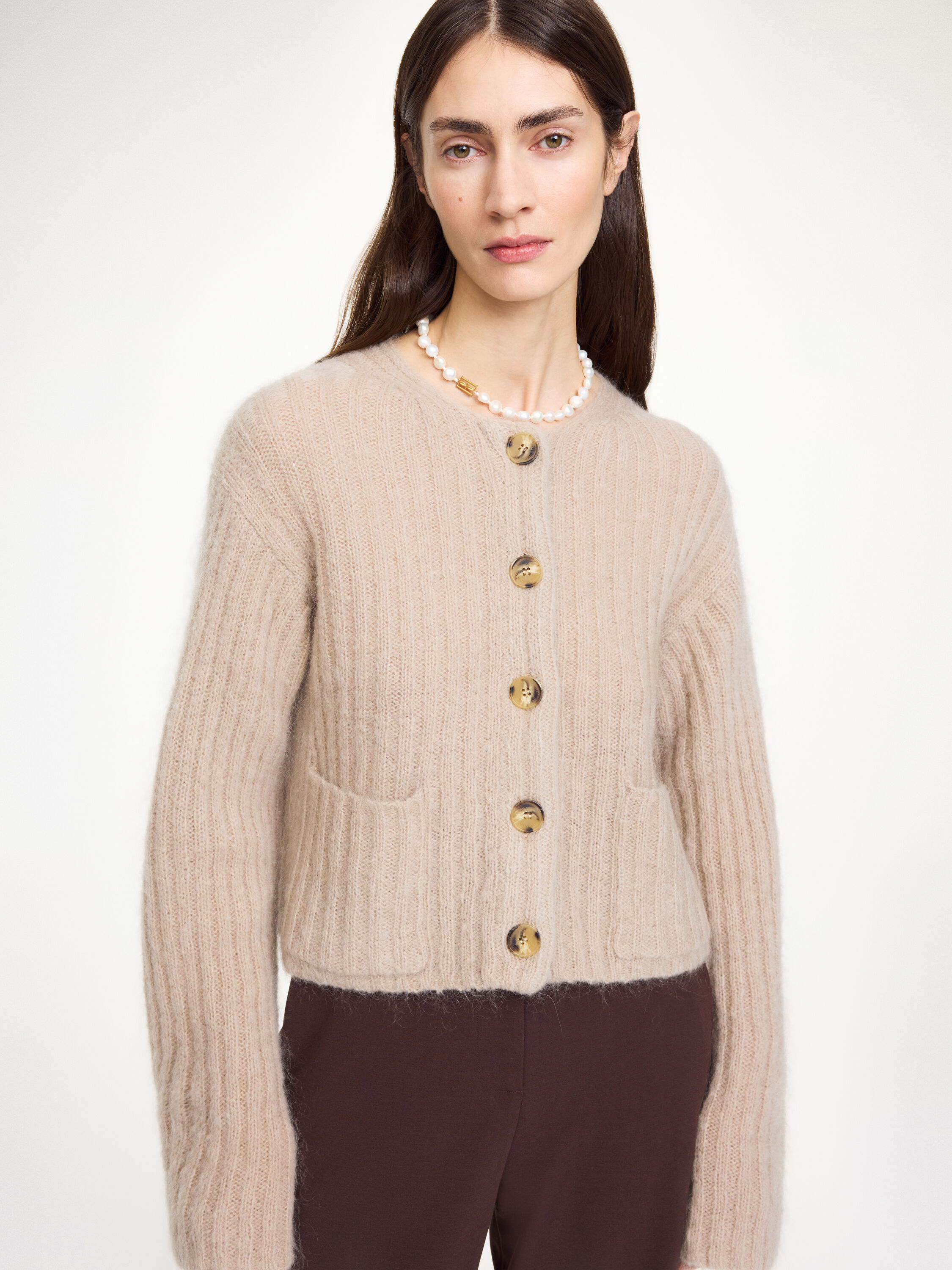 Cierrou Rib cardigan