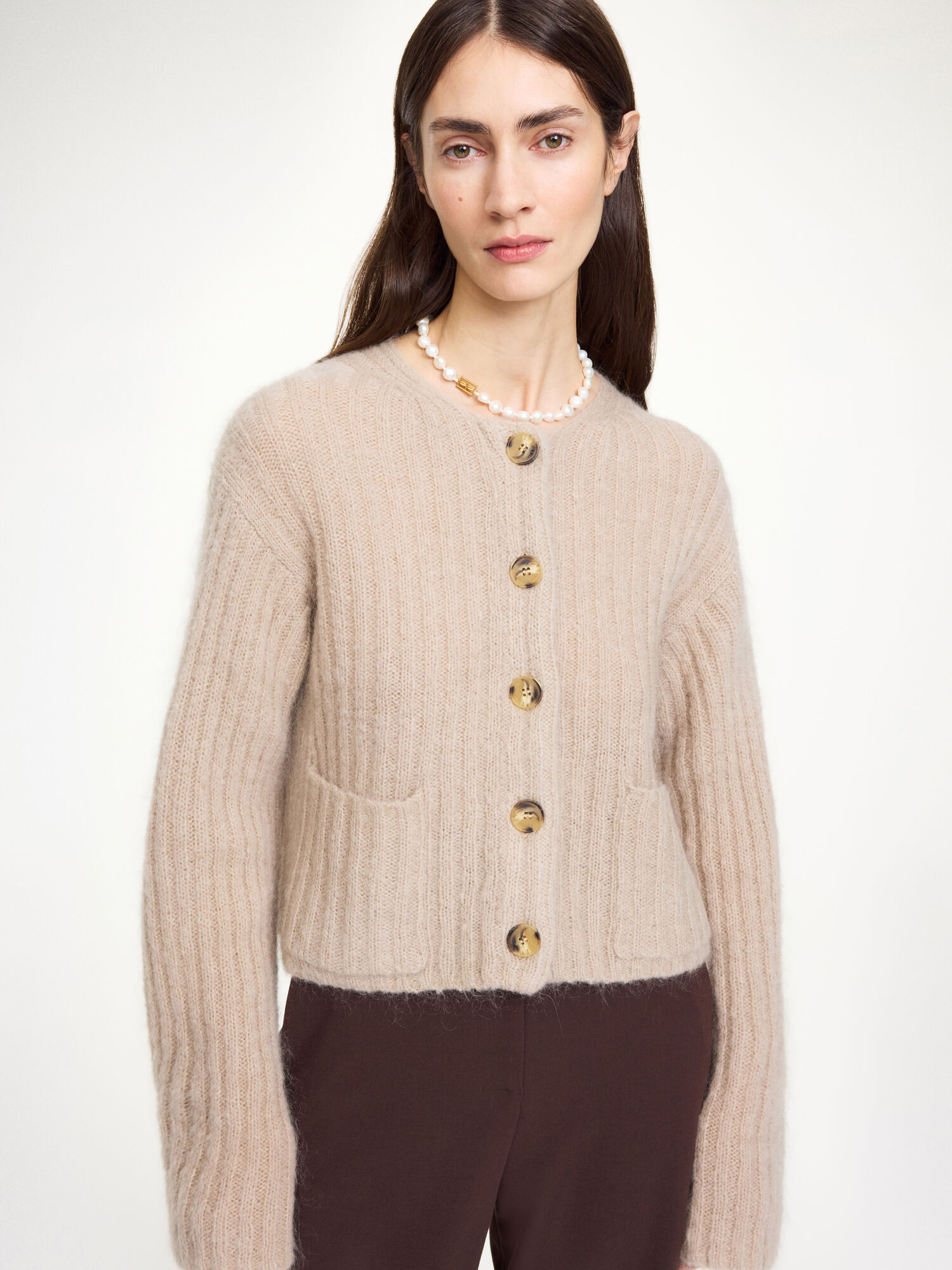 Cierrou Rib cardigan