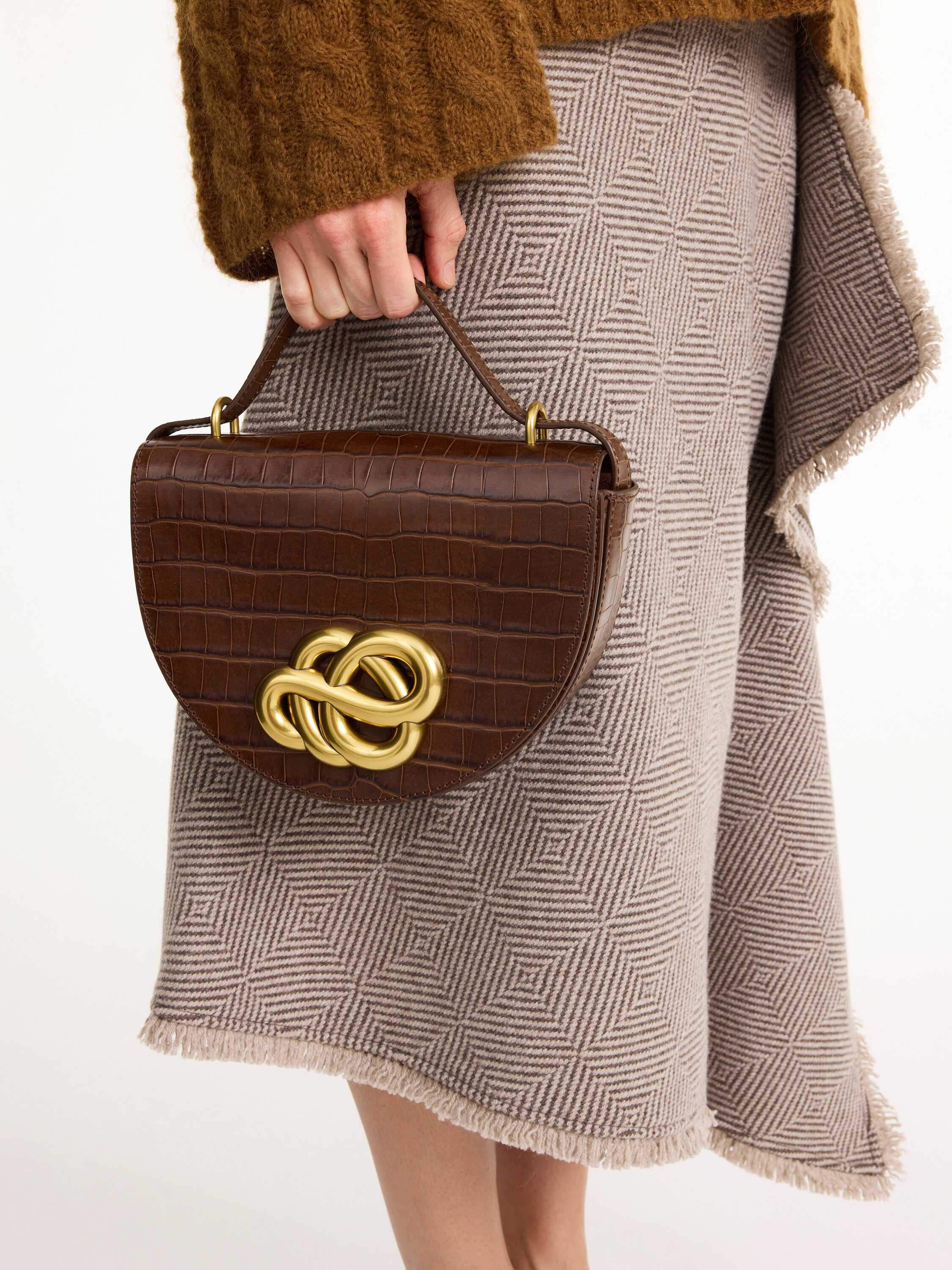 Cebella leather shoulder bag