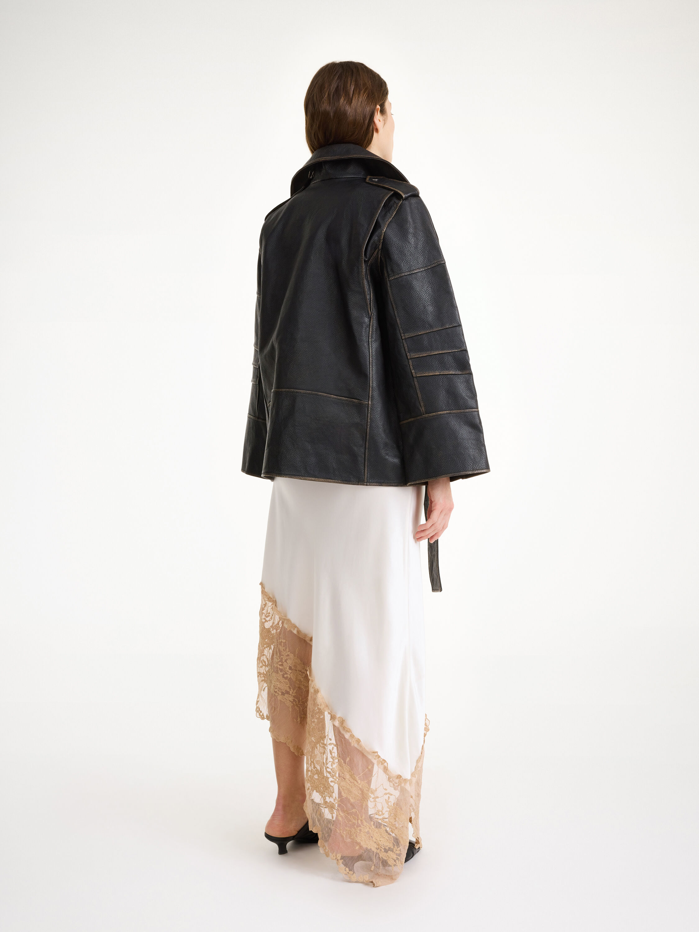 Leather jacket back design online