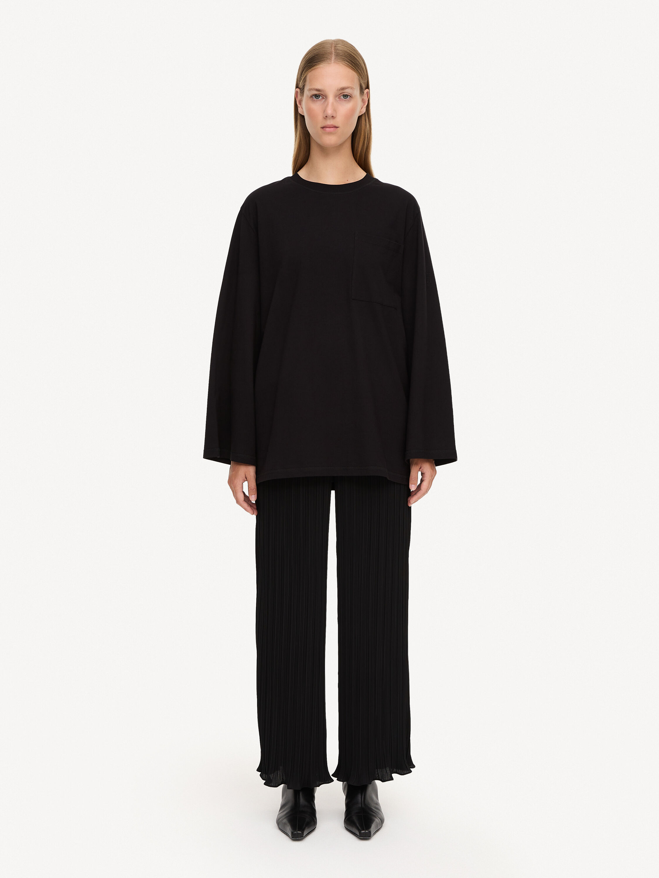 Fayeh oversized longsleeve Buy Tops online By Malene Birger