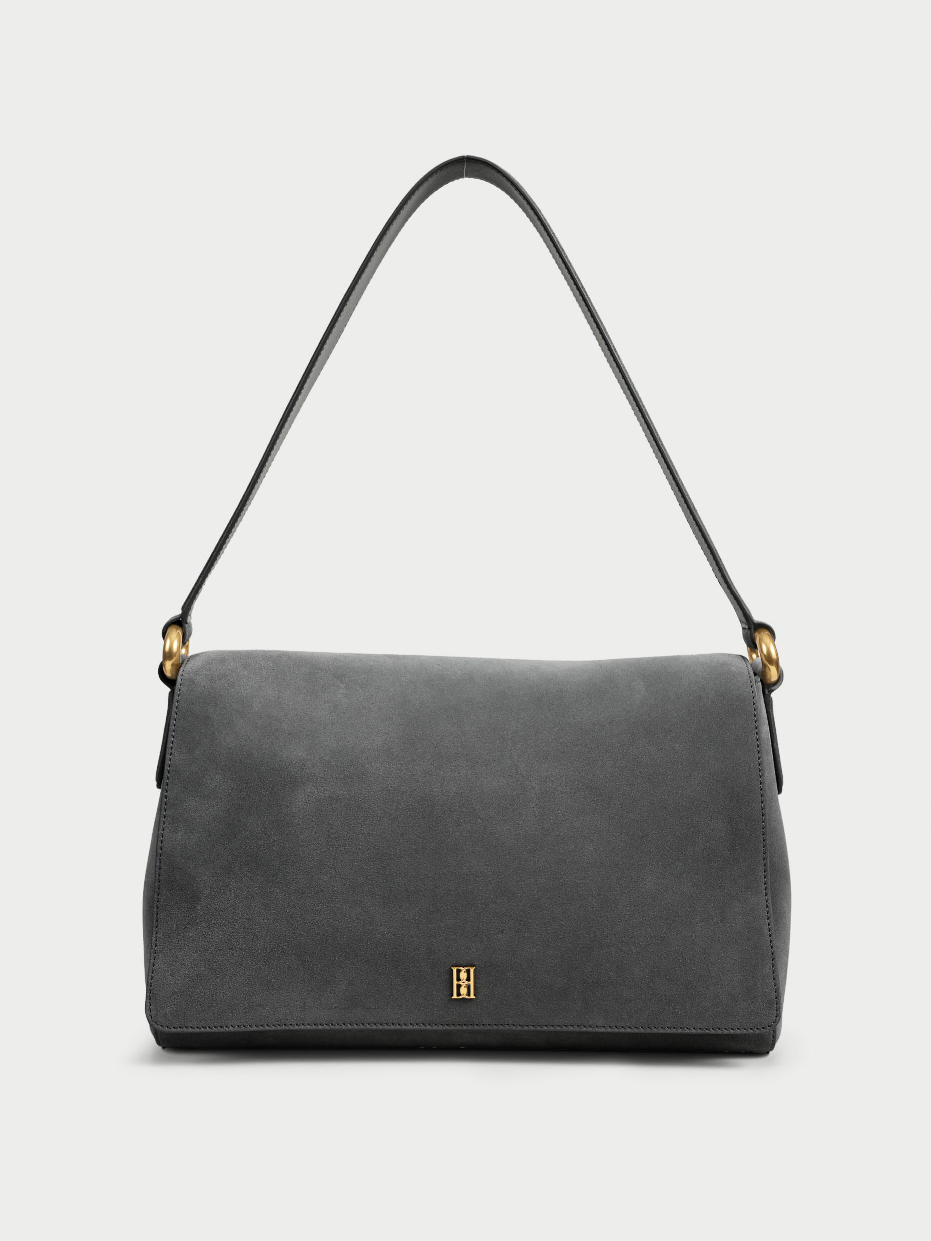 Sac &agrave; bandouli&egrave;re en daim Lelou