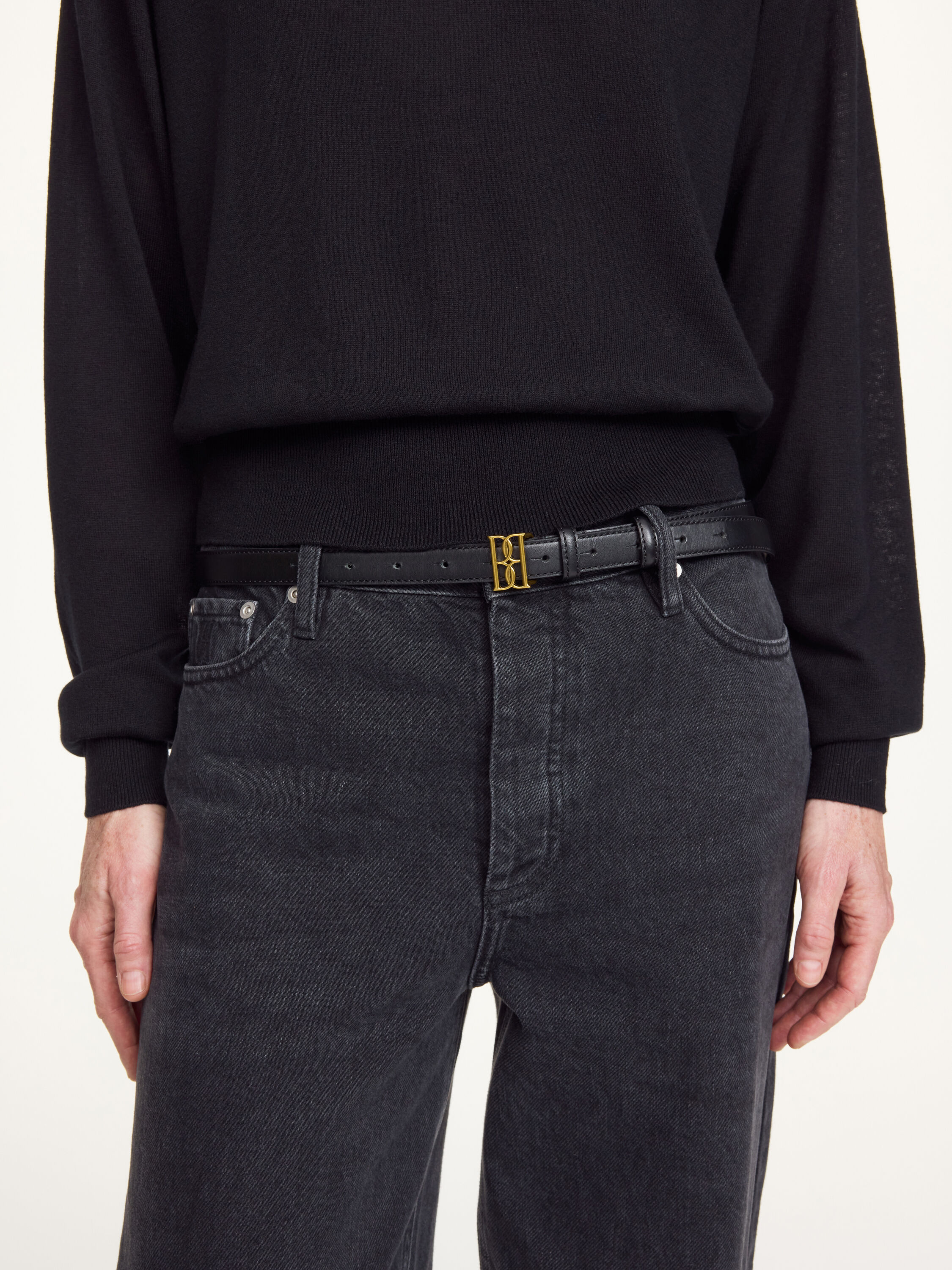 Marlos leather belt