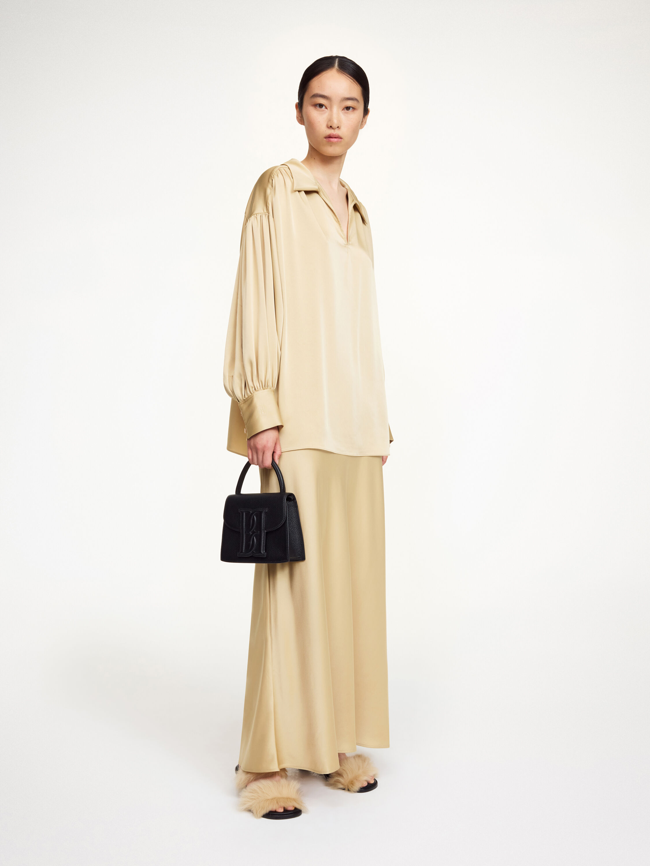 Leonora Blouse en satin