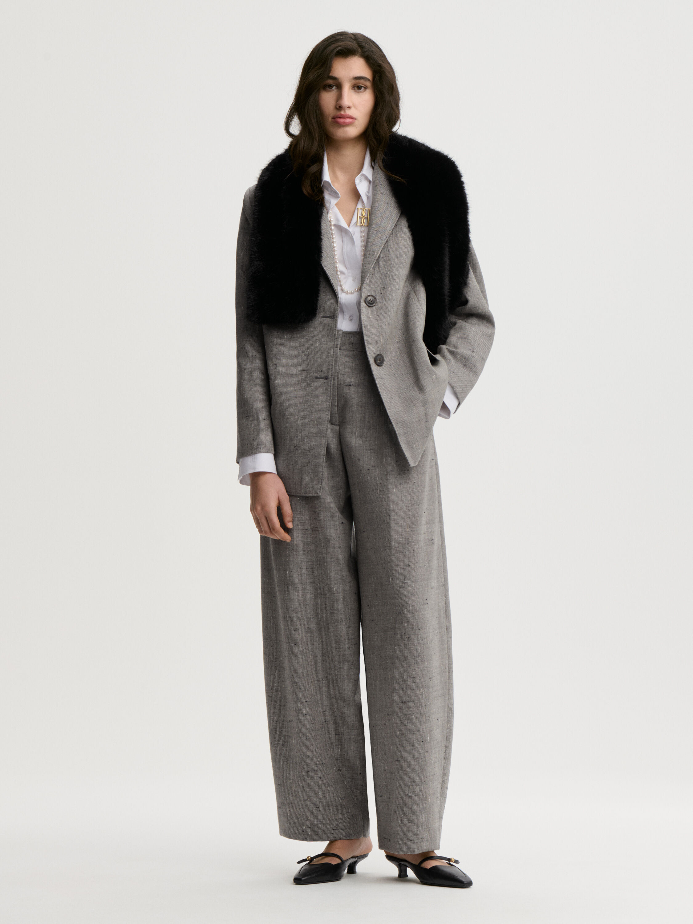Povilanna wool trousers