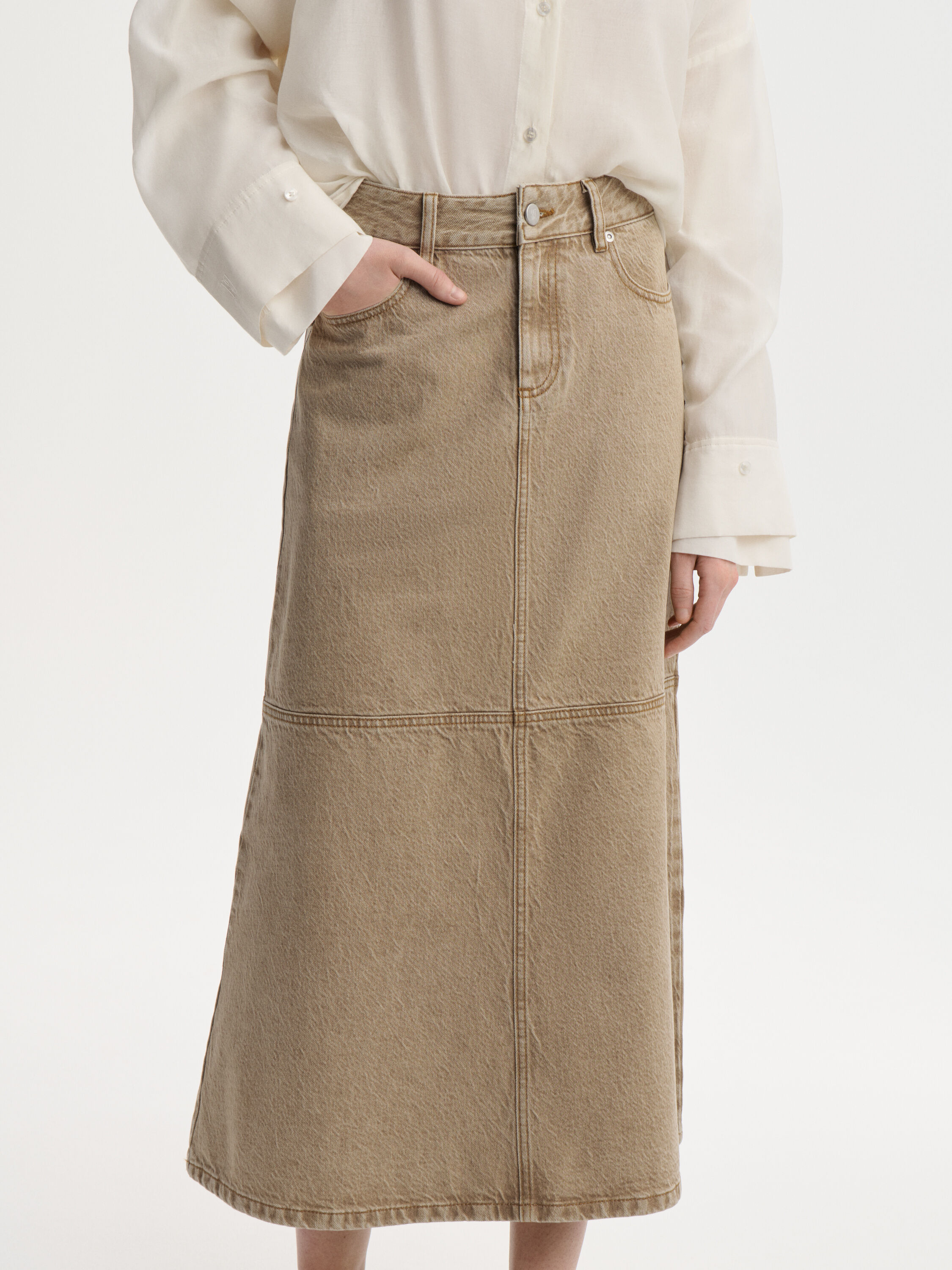 Solene denim skirt
