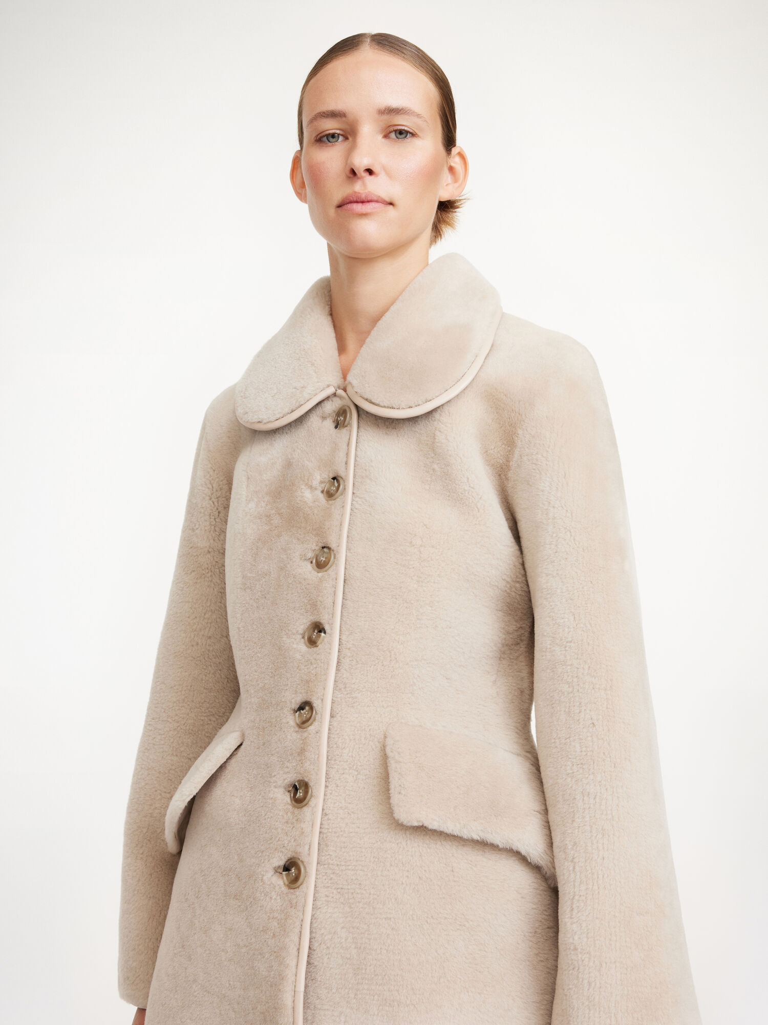 Adelina lamb fur jacket