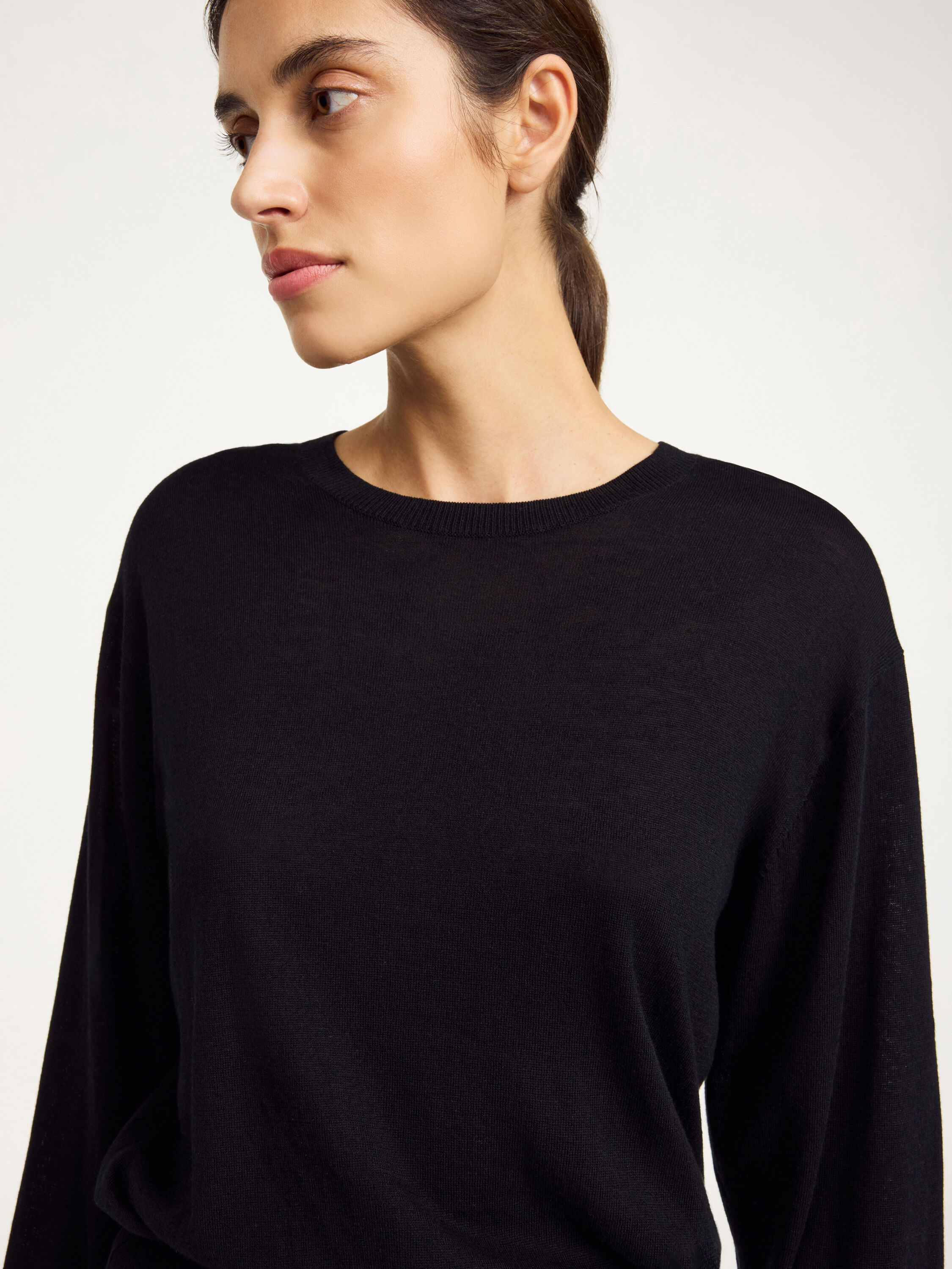 Mantea sweater i uldblanding