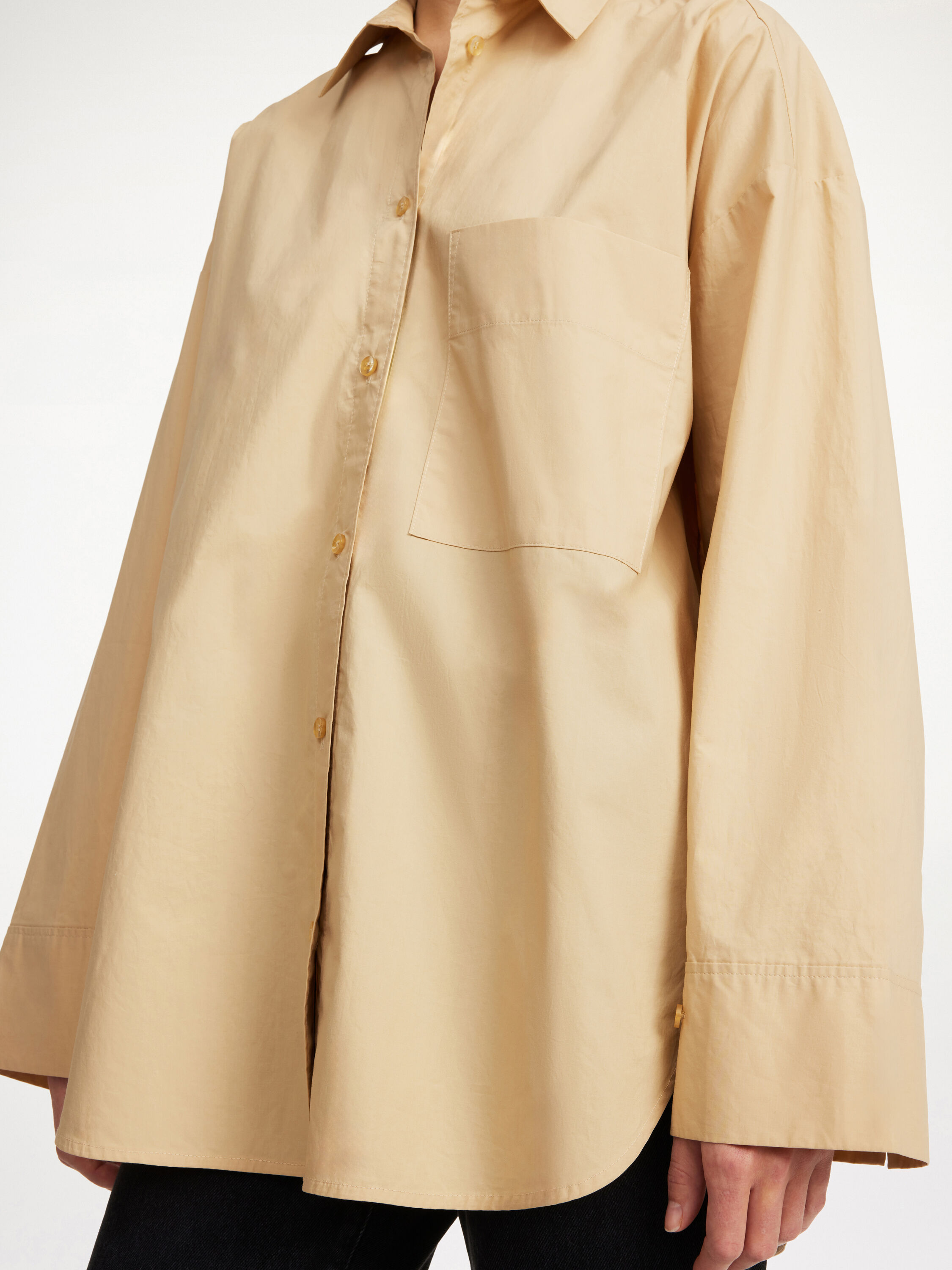 売れ筋商品|||バイマレンバーガー シャツ レディース トップス DERRIS - Button-down blouse - grasshopper Derris Top | BY MALENE BIRGER | elysewalker