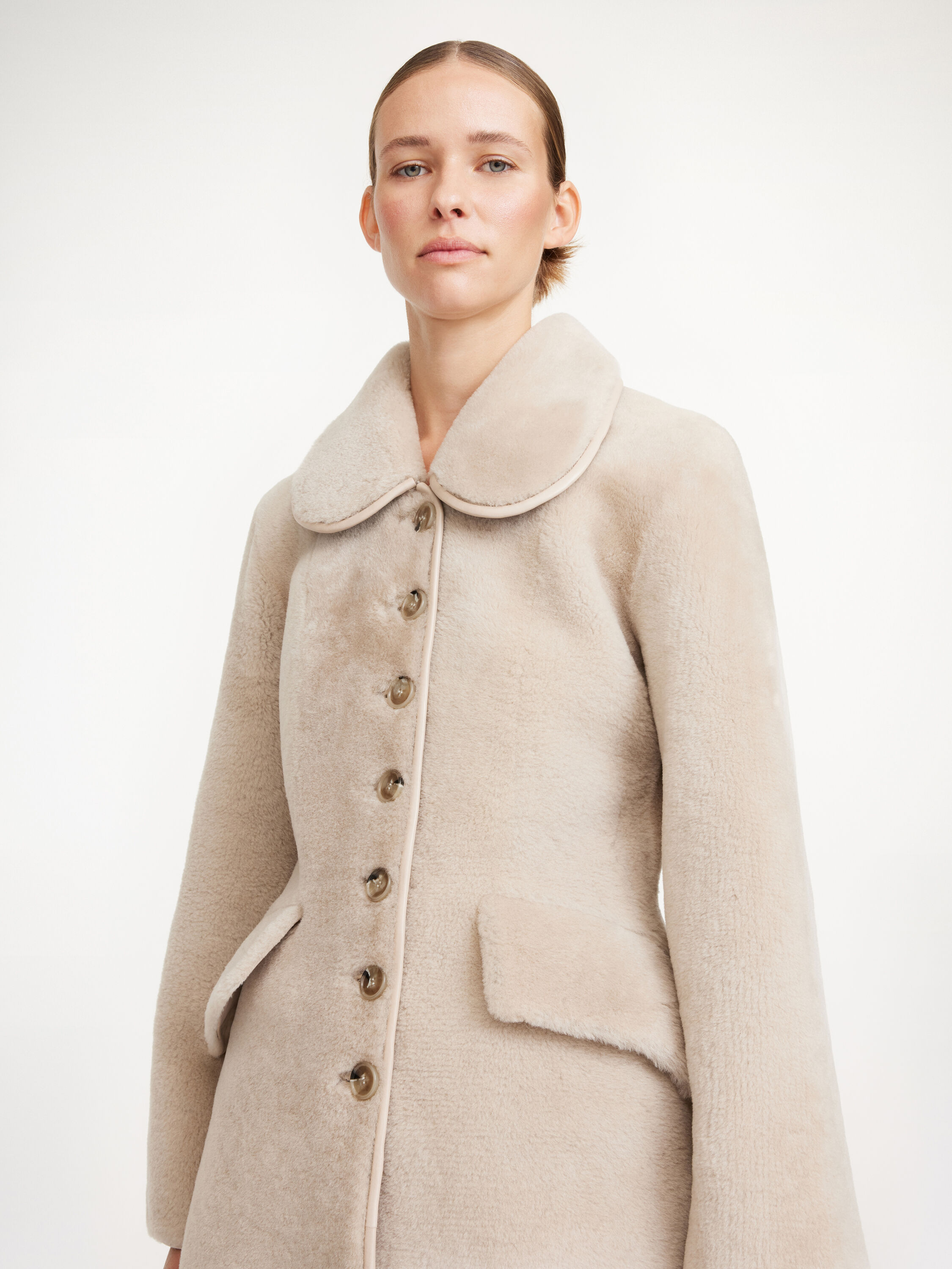 BY MALENE BIRGER コート 34 秋冬 Adelina lamb fur jacket - Buy Coats & Jackets online | By