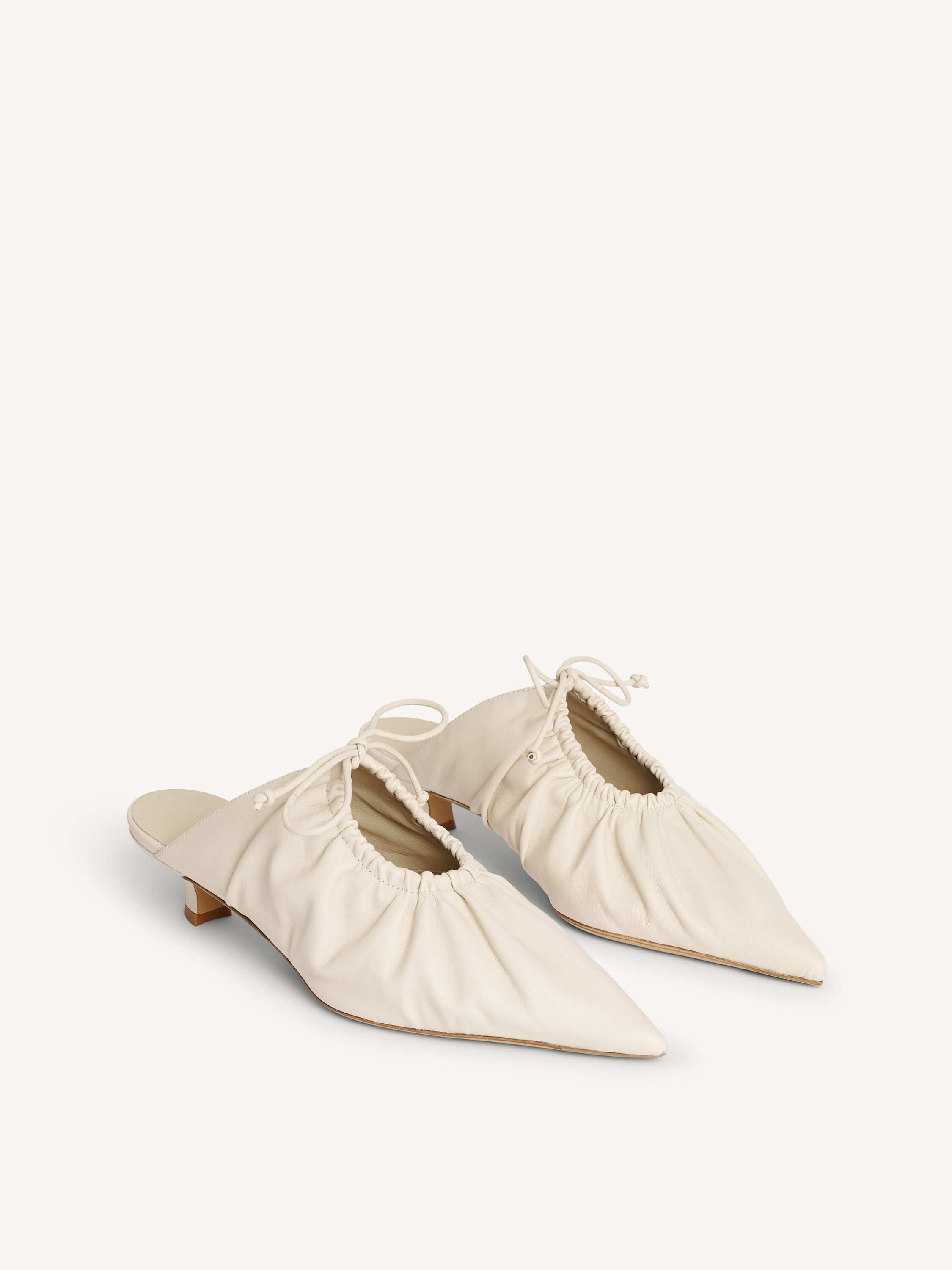 シューズ・サンダルその他 BY MALENE BIRGER Woman High heel shoes Sand 102111 12A Masey leather mules - Buy Shoes online | By Malene Birger