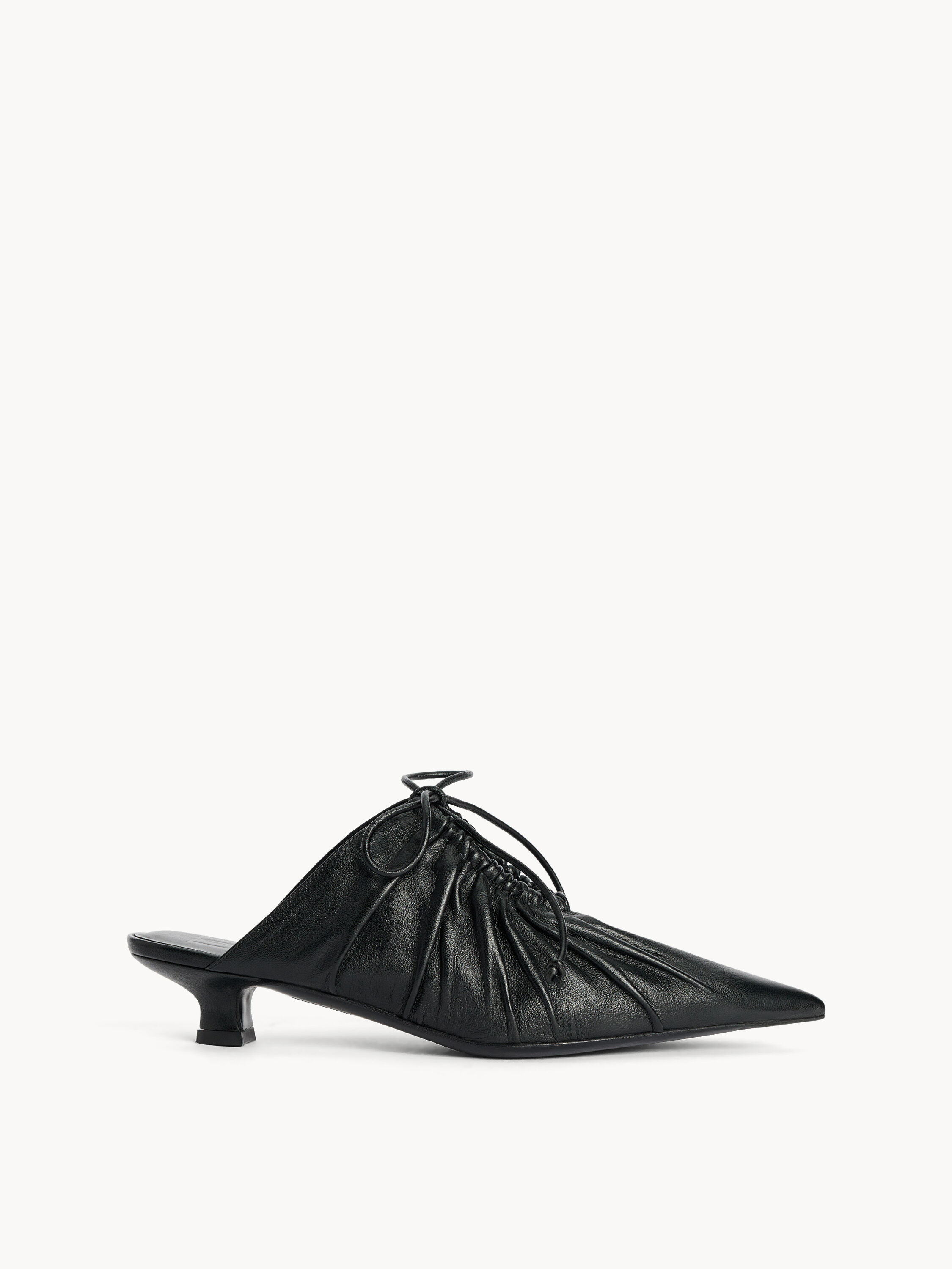 Black pointed mules store