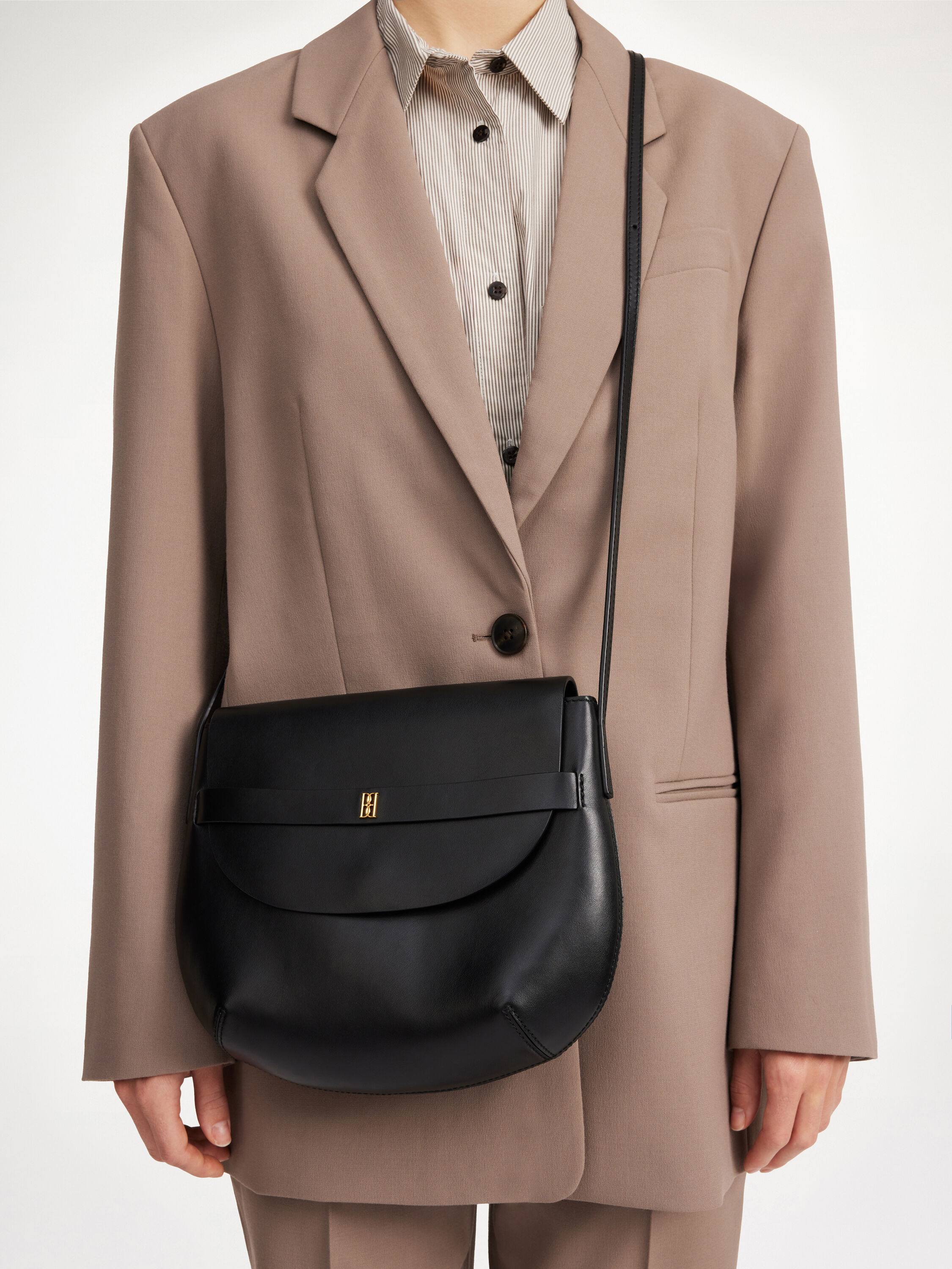 Maellon leather shoulder bag