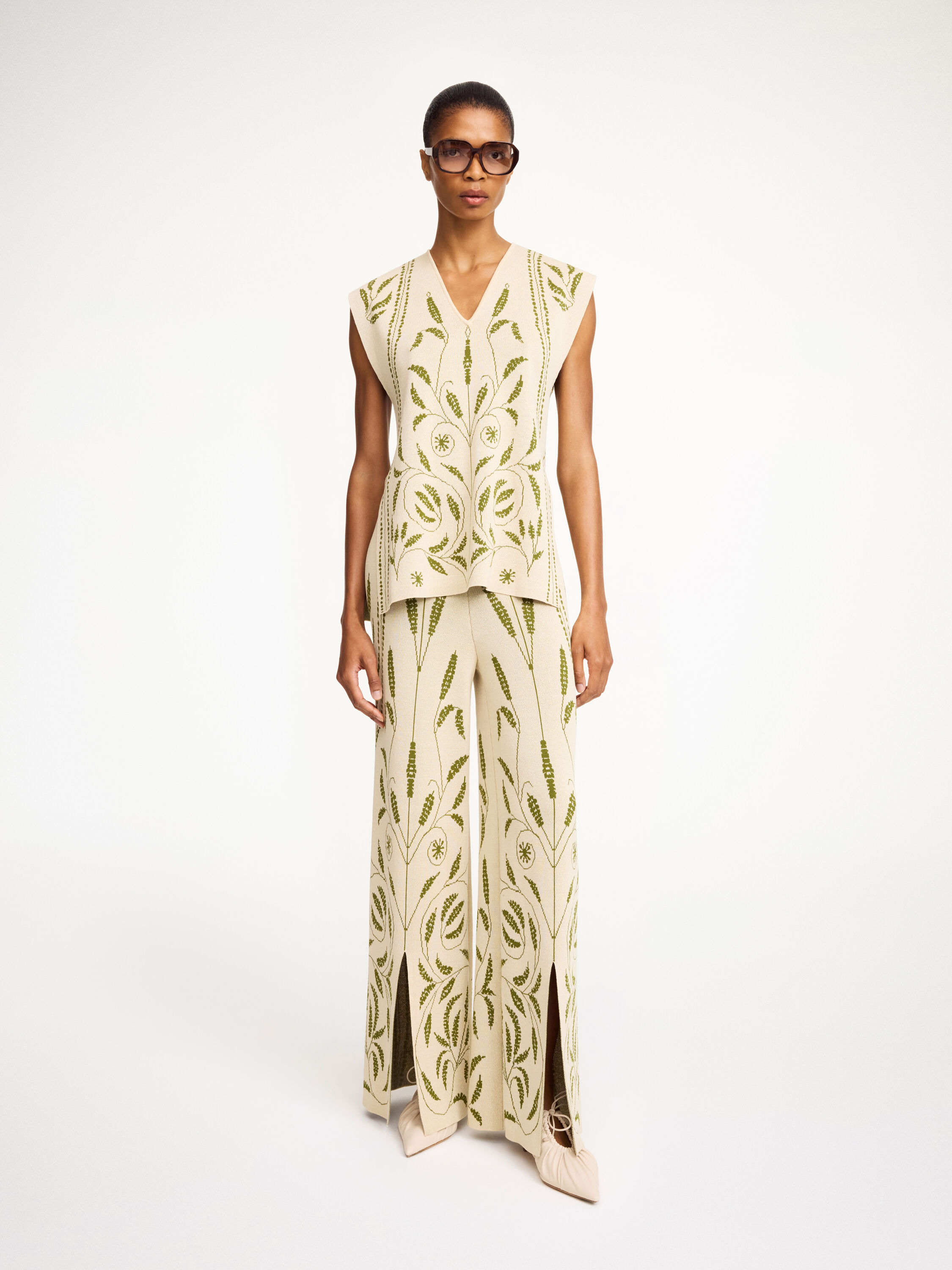 Jorith wide-leg trousers - Buy Trousers online | By Malene