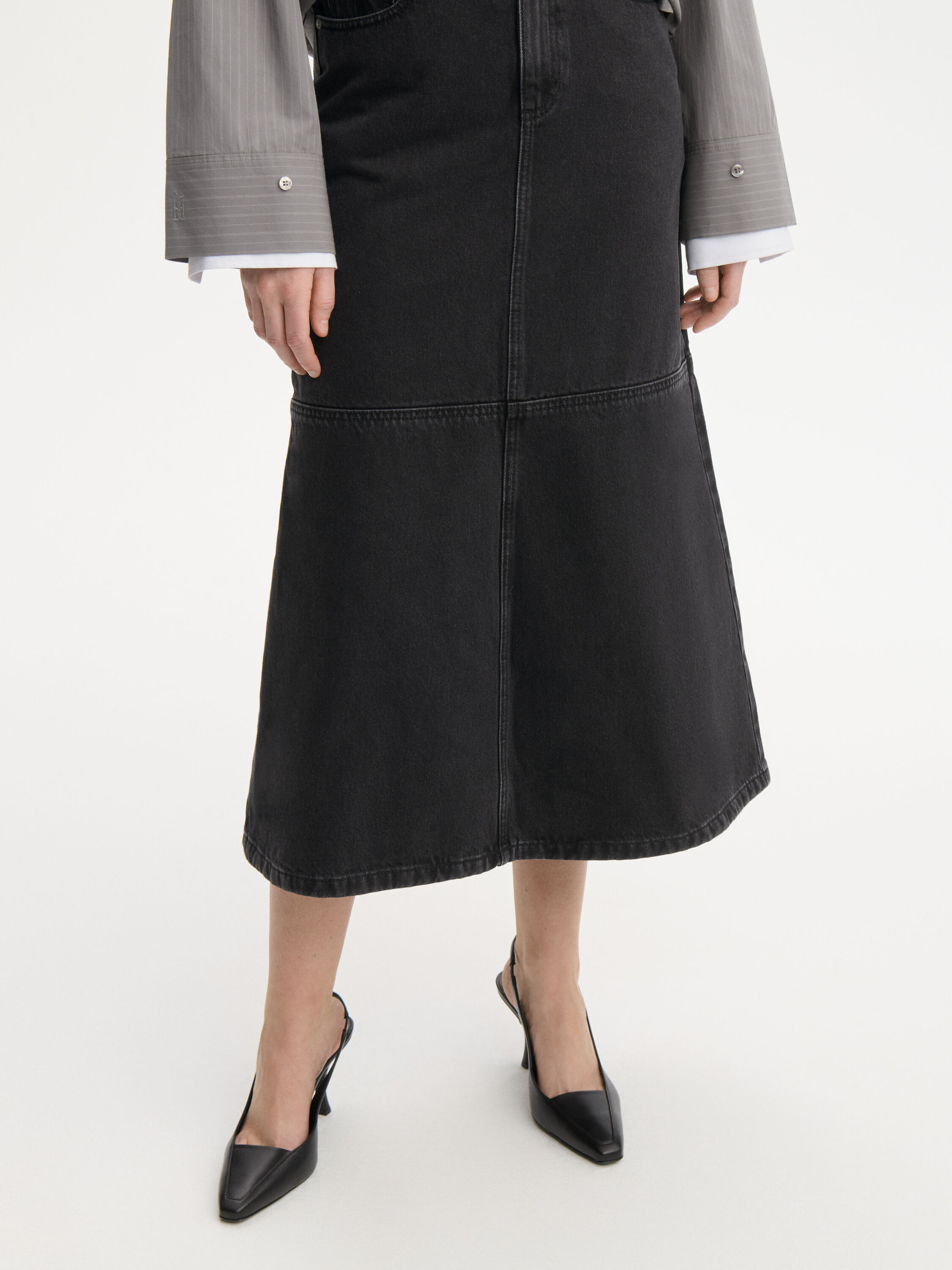 Solene denim skirt